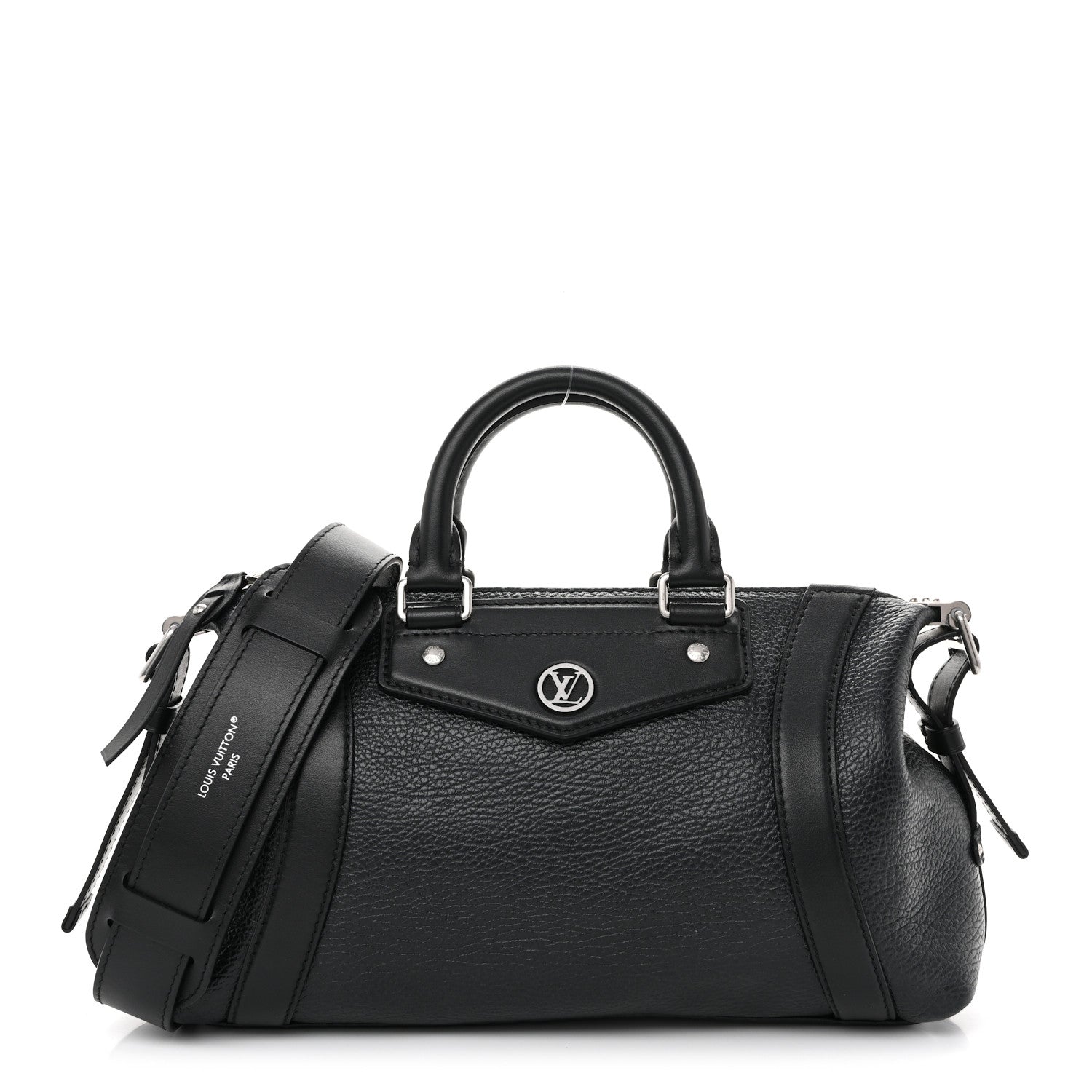 Pixel Lambskin LV Biker PM Black