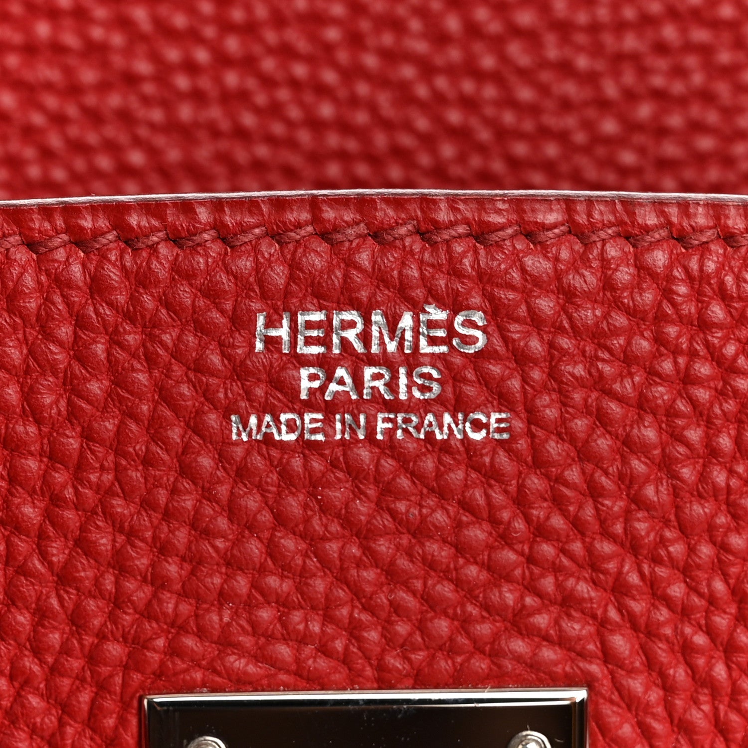 Togo Birkin 30 Rouge Garance