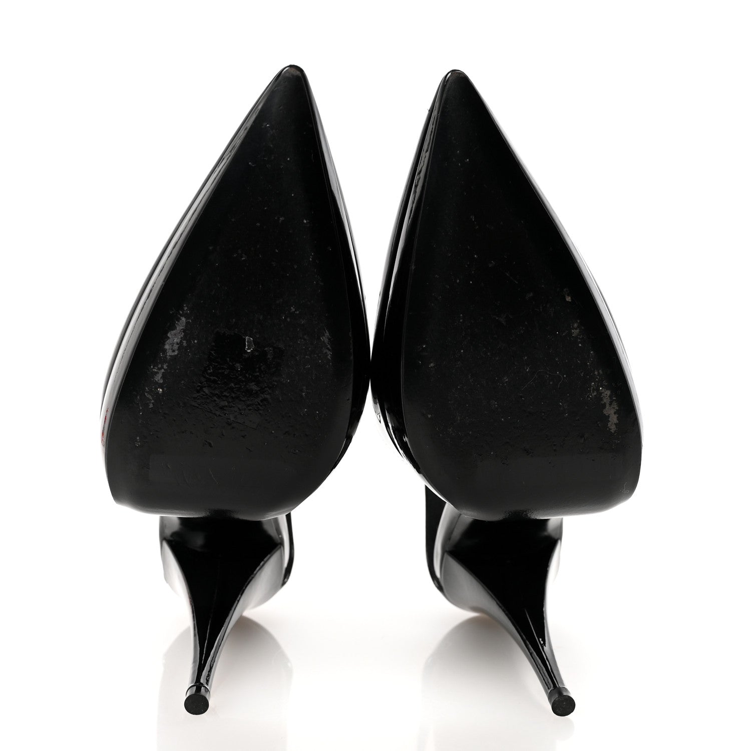 Patent Anja 105 Ankle Strap Pointed Pumps 37 Black