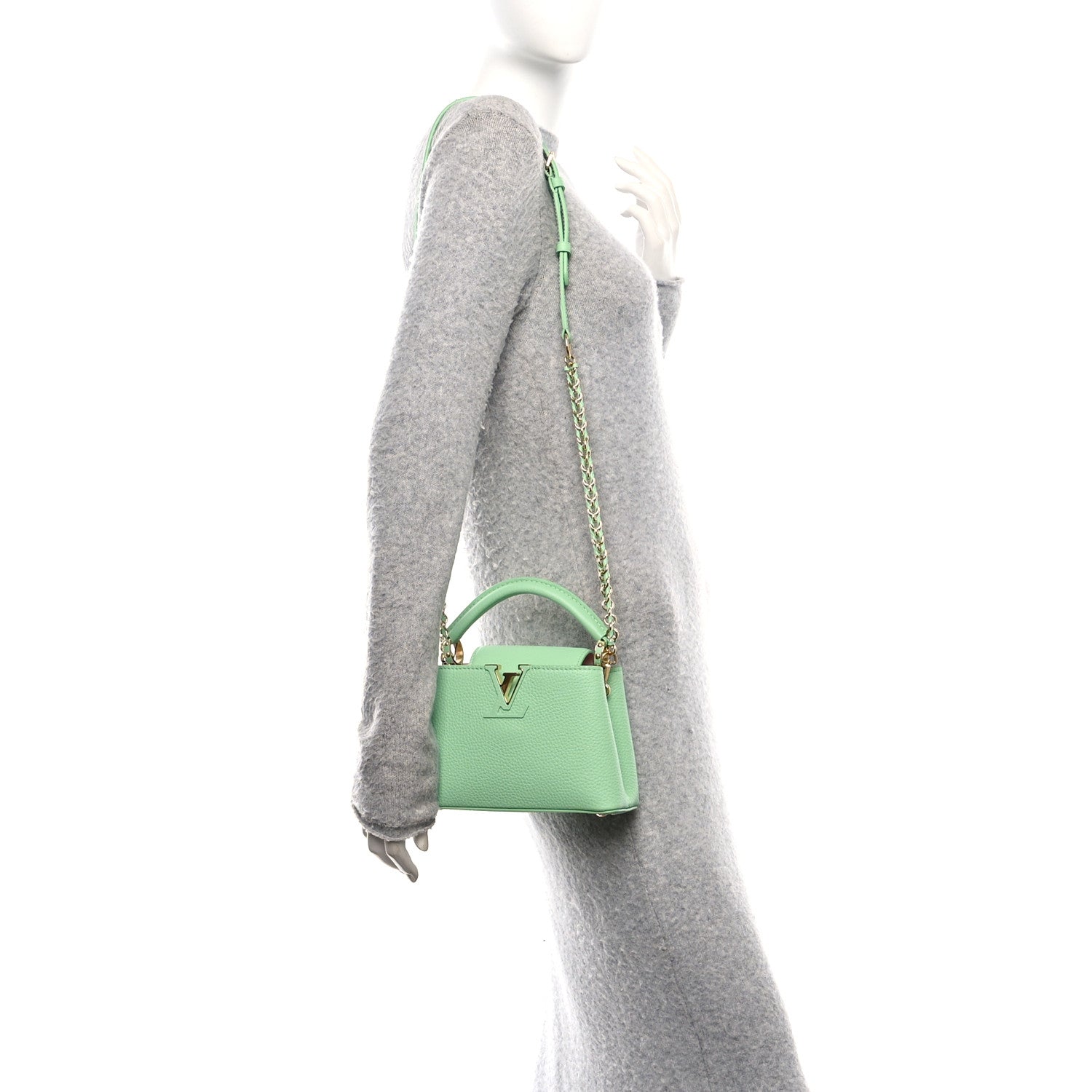 Taurillon Mini Capucines Vert Pomme