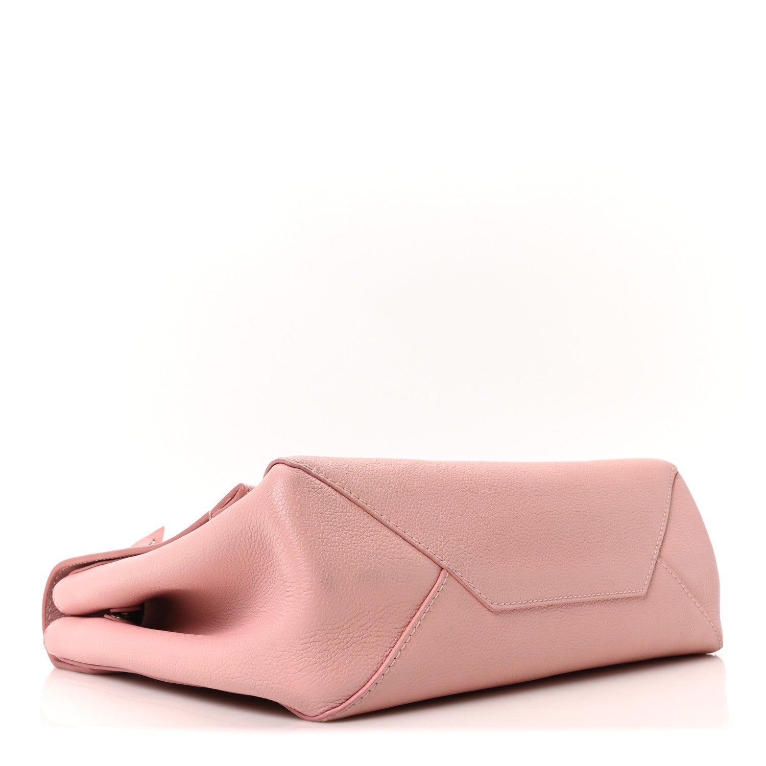 Soft Calfskin Lockme II Top Handle Rose Ballerine