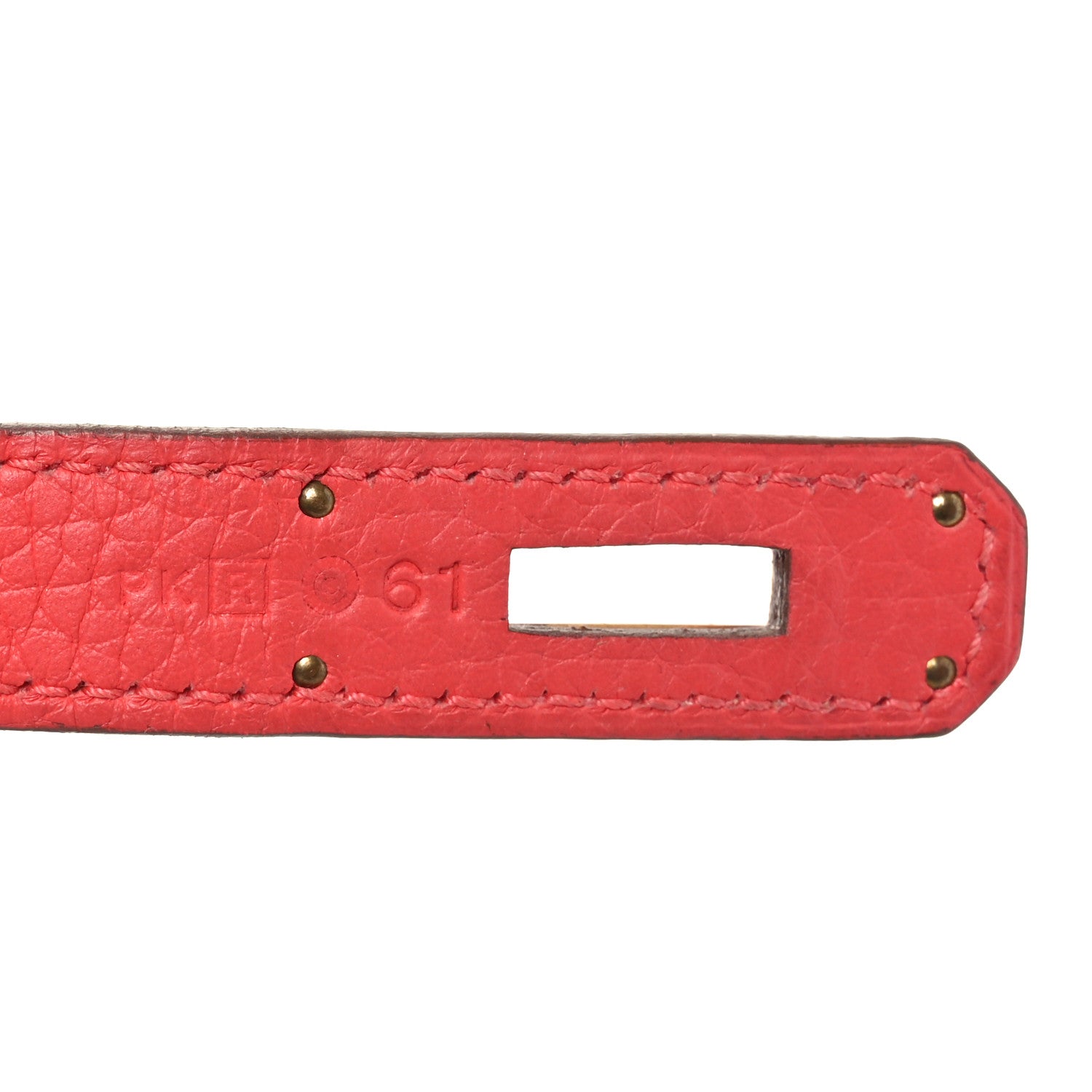 Togo Birkin 30 Rouge Pivoine