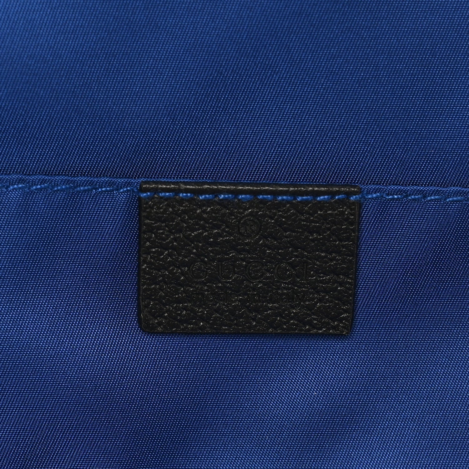 Econyl Nylon Monogram Off The Grid Backpack Guilted Blue Black