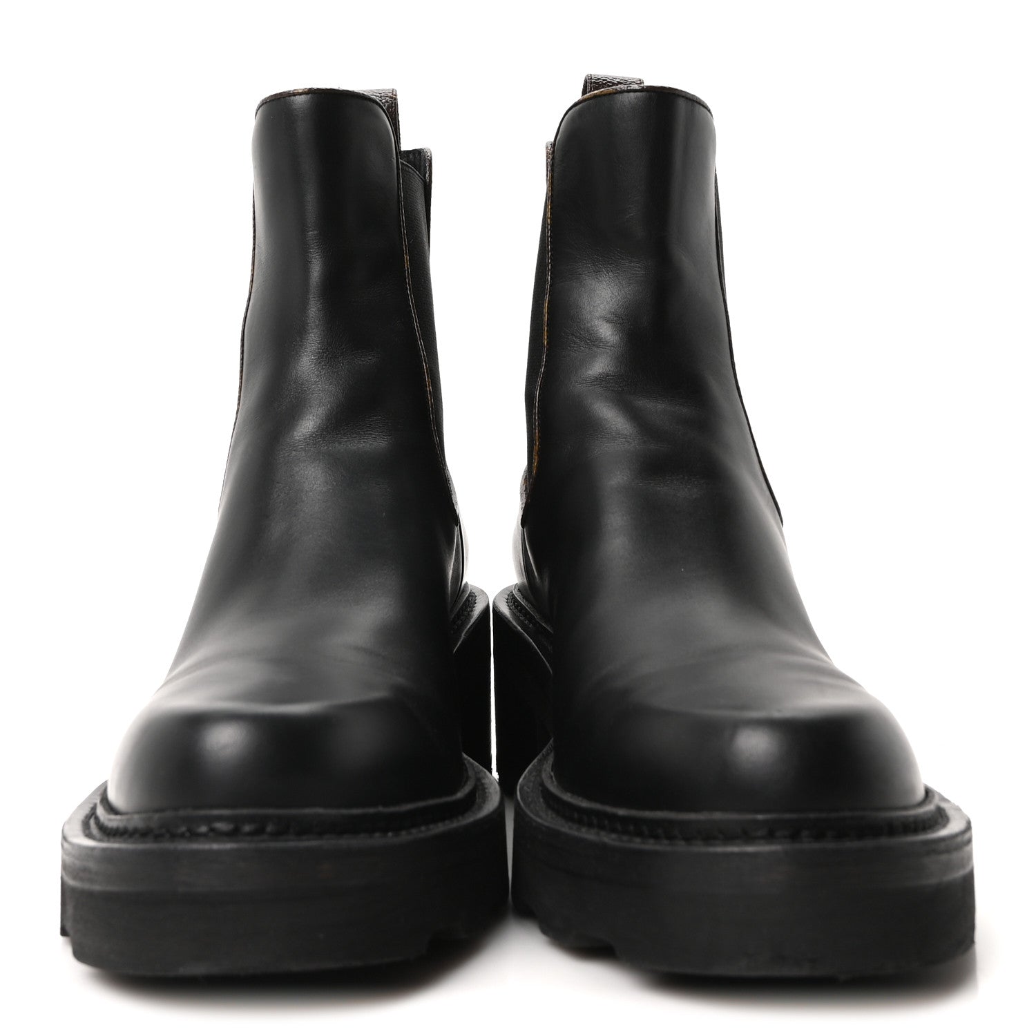 Calfskin Monogram Beaubourg Ankle Boots 39.5 Black