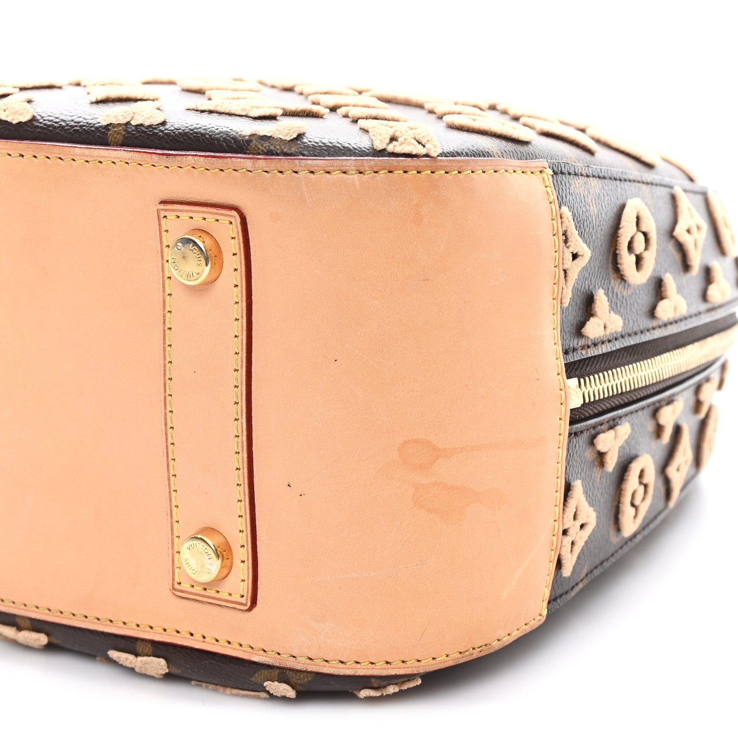 Monogram Tuffetage Deauville Cube Caramel