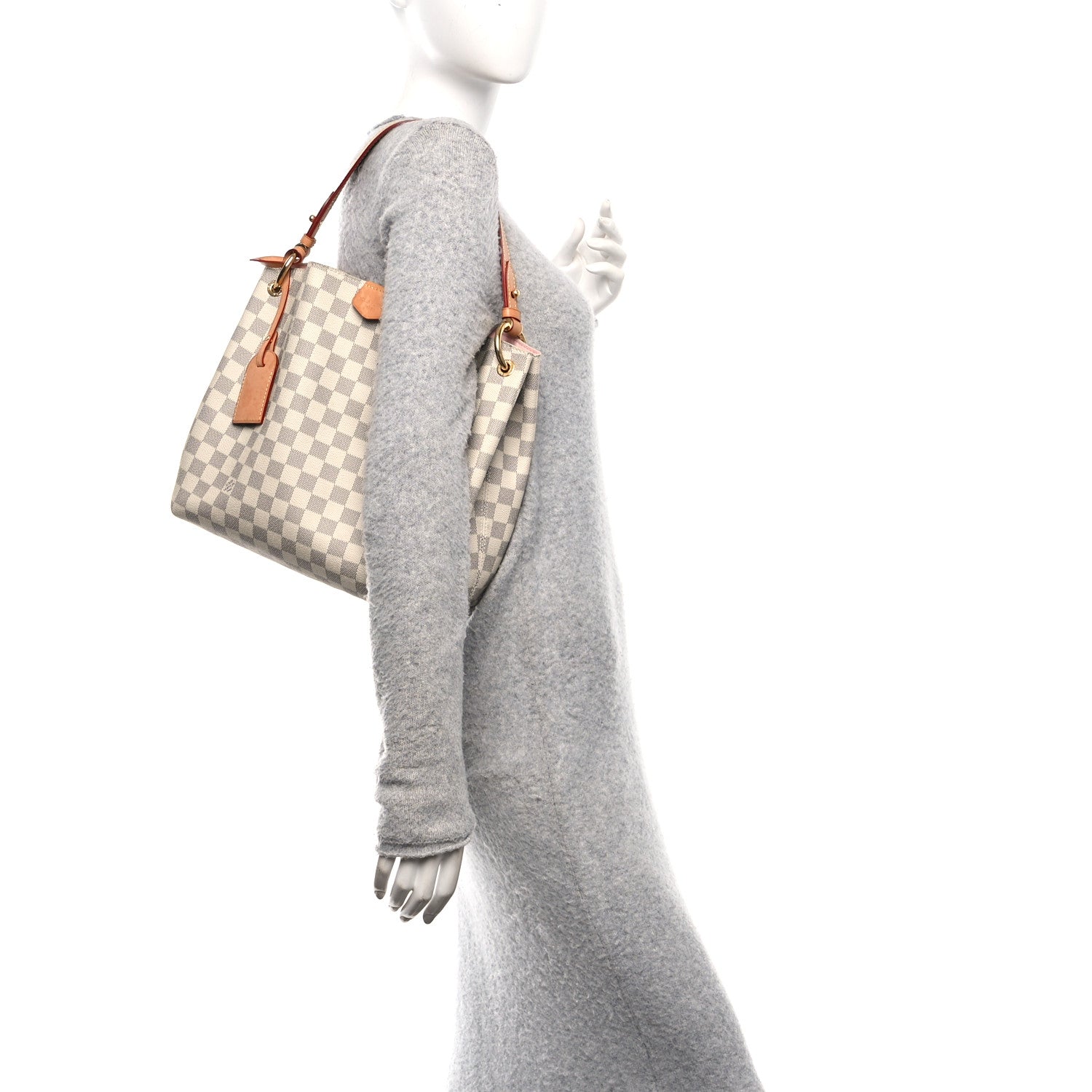 Damier Azur Graceful PM Rose Ballerine
