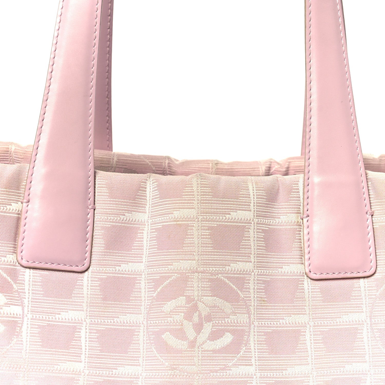 Nylon Medium Travel Tote Pink