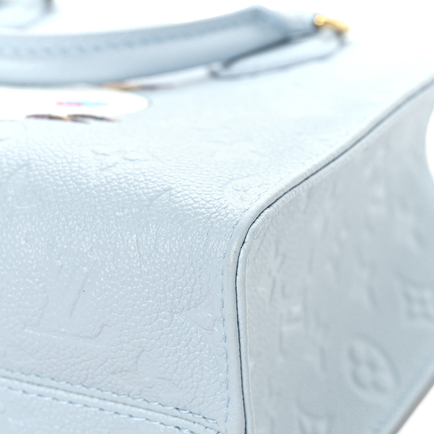LV X TM Empreinte Monogram Superflat Onthego PM Washed Blue