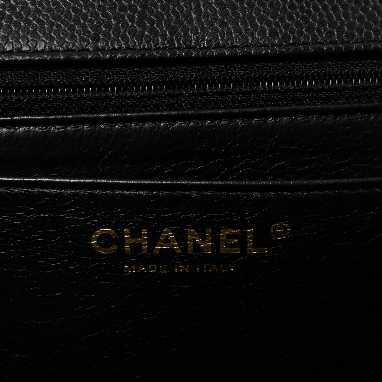 Caviar Quilted Jumbo Single Flap Black