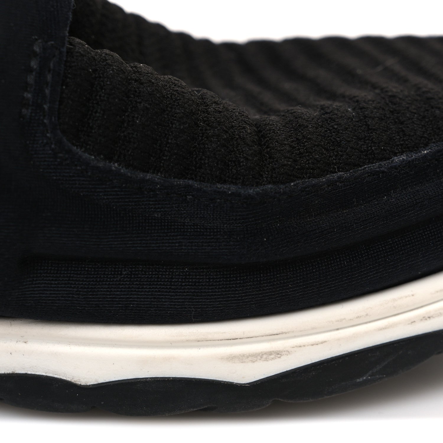 Stretch Fabric CC Sneakers 36 Black