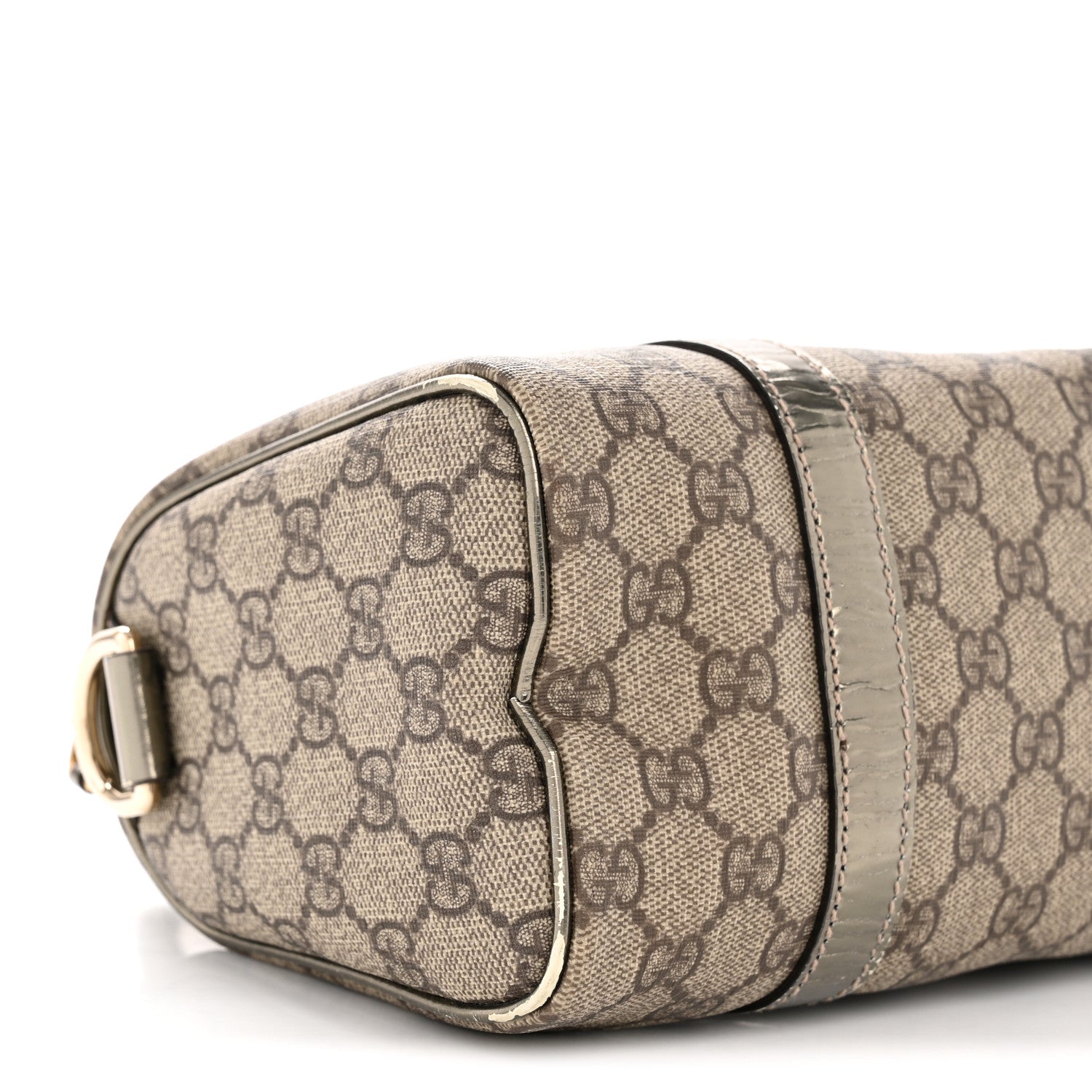 GG Plus Monogram Small Joy Boston Metallic