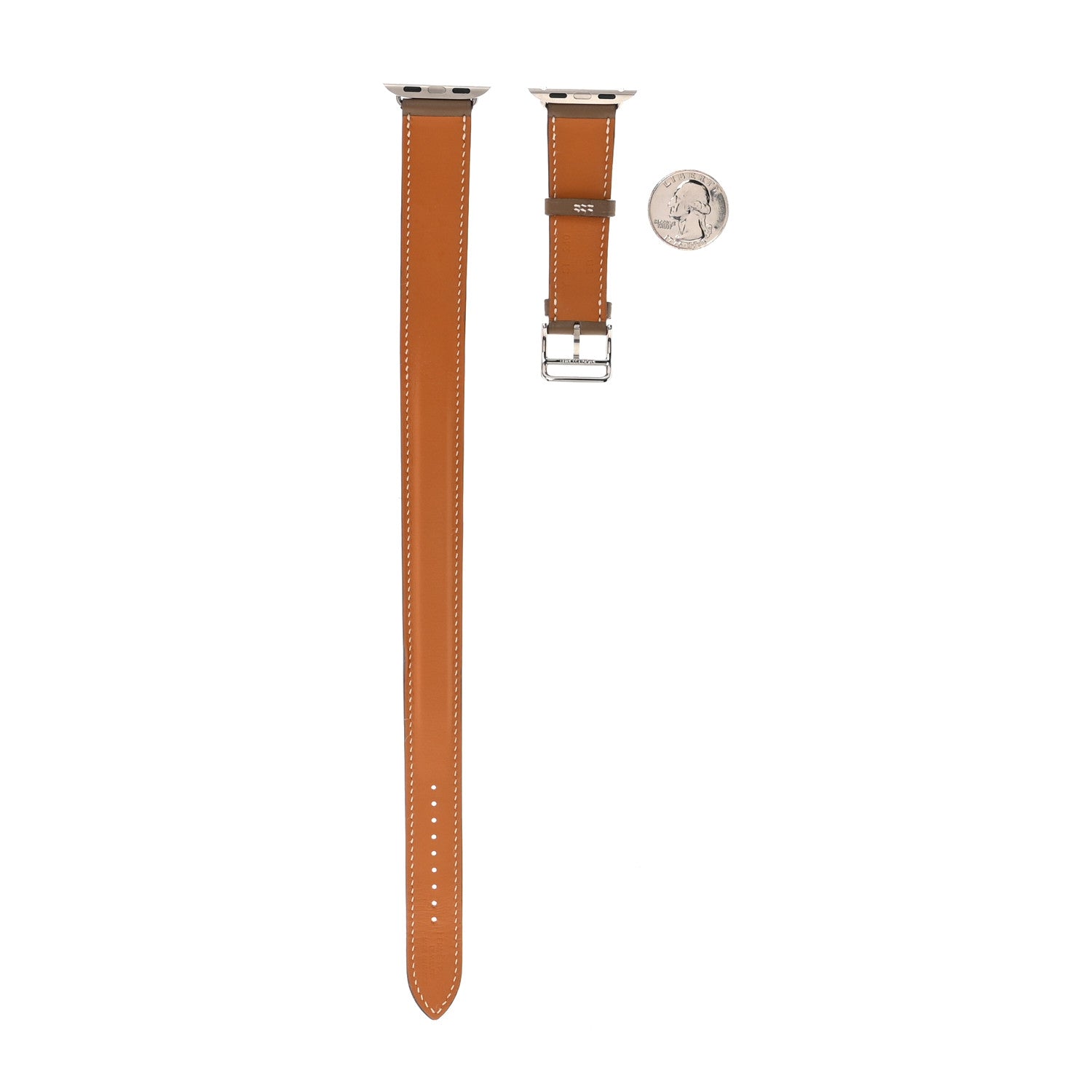 Swift 38mm Apple Watch Double Tour Band Etoupe