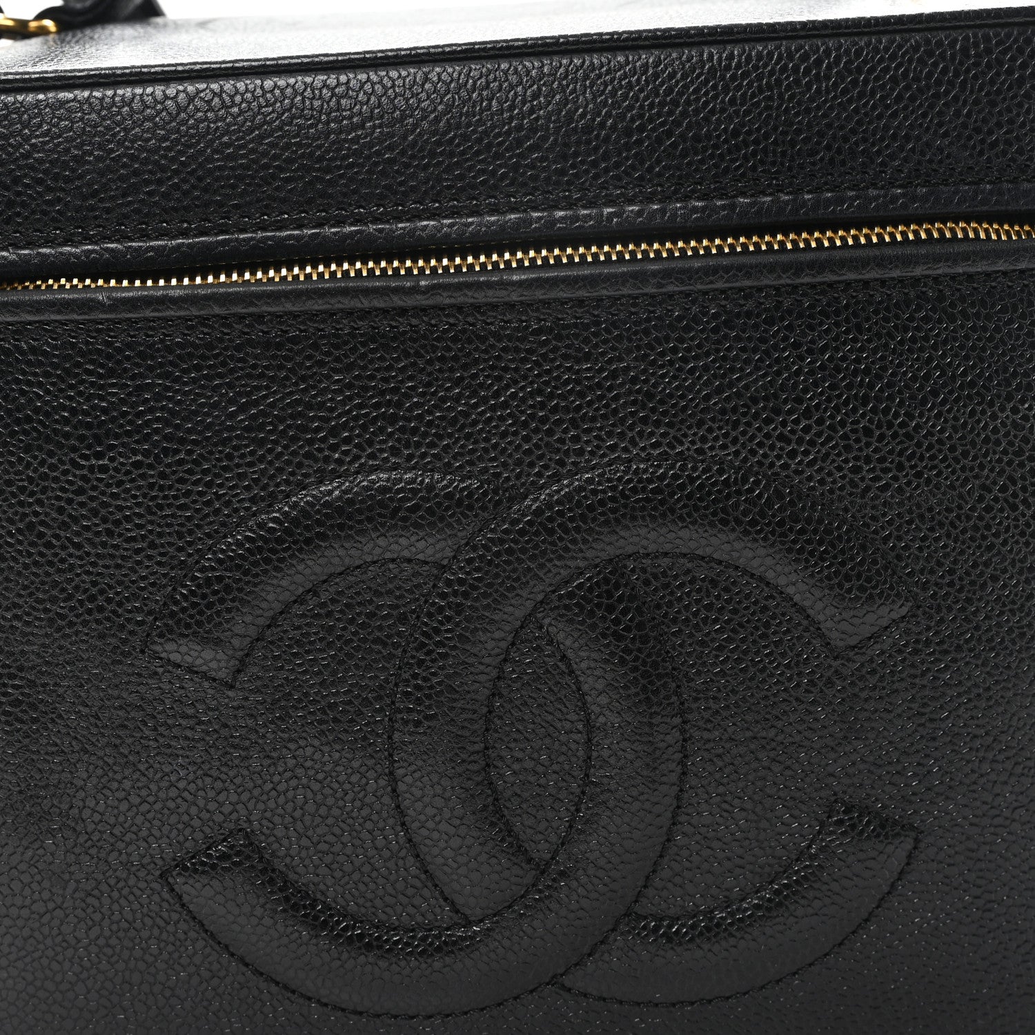 Caviar CC Vanity Train Case Black