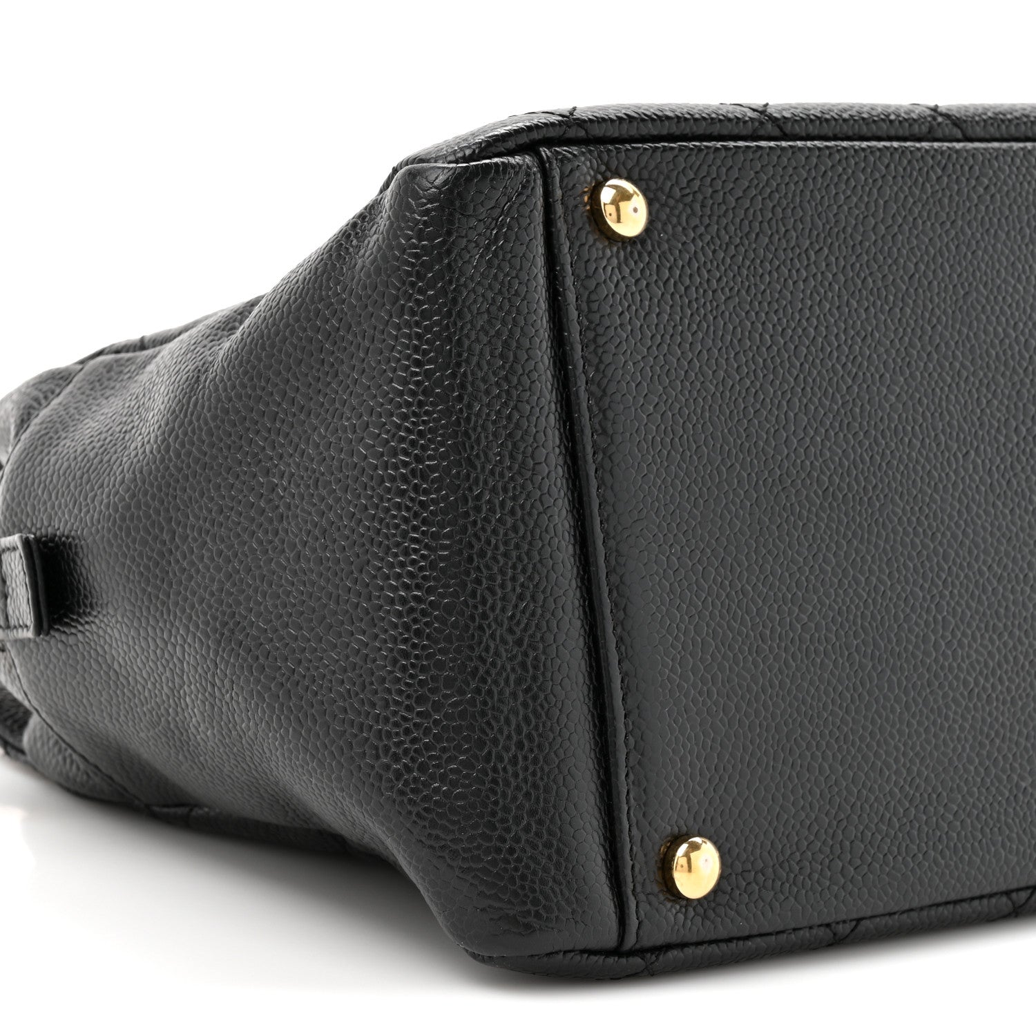 Caviar Quilted Petit Timeless Tote PTT Black