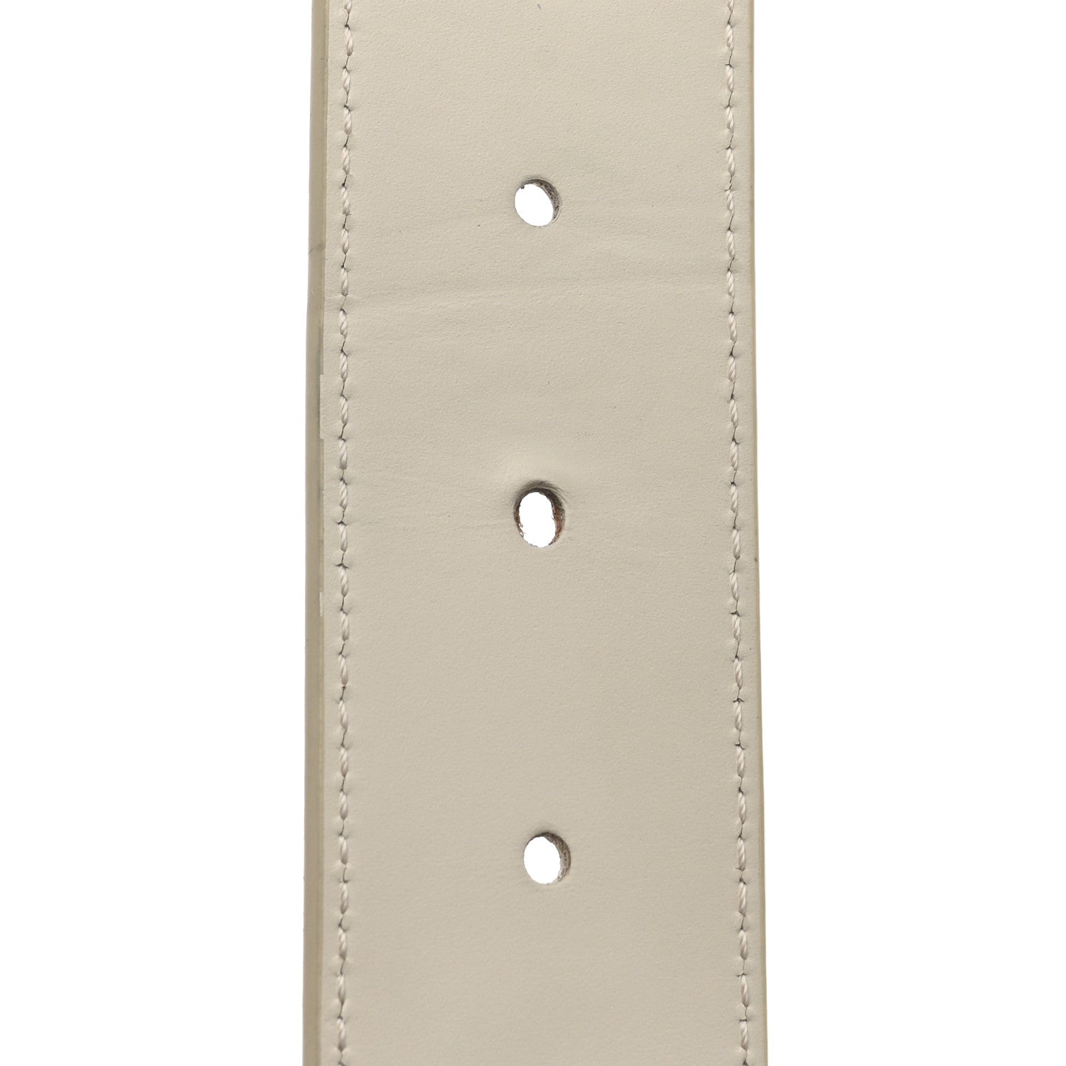 Calfskin Aerogram Belt  100 40 White