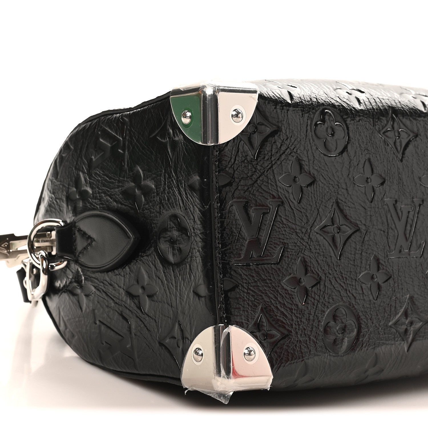 Calfskin Monogram Saga Speedy Trunk 20 Black