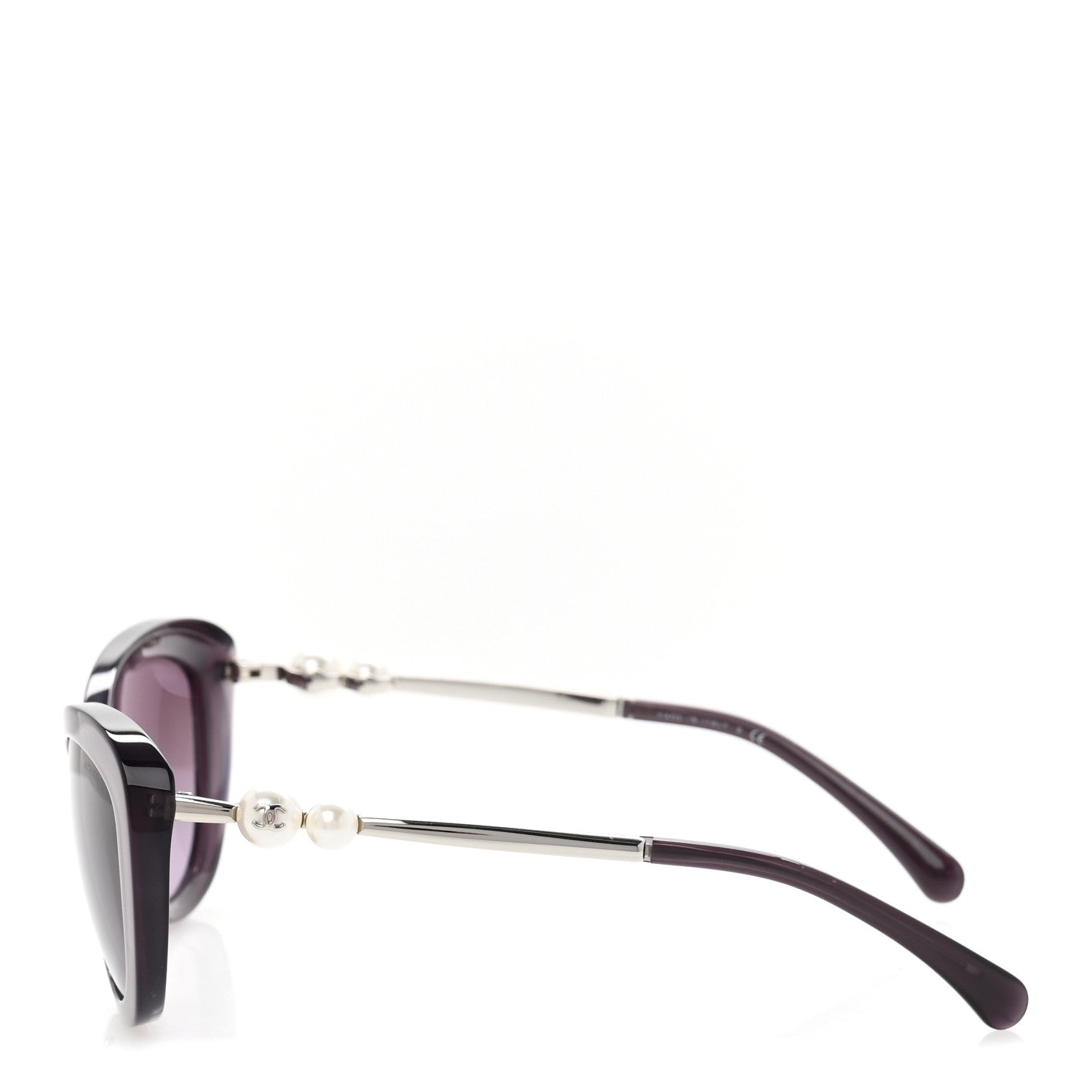Acetate Pearl Cat Eye Sunglasses 5340-H Purple