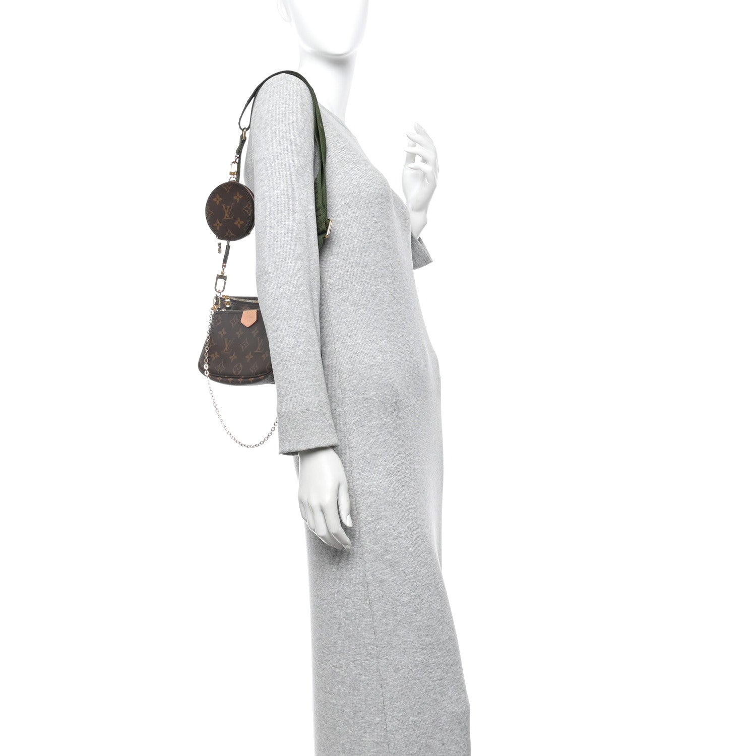 Monogram Multi Pochette Accessories Kaki