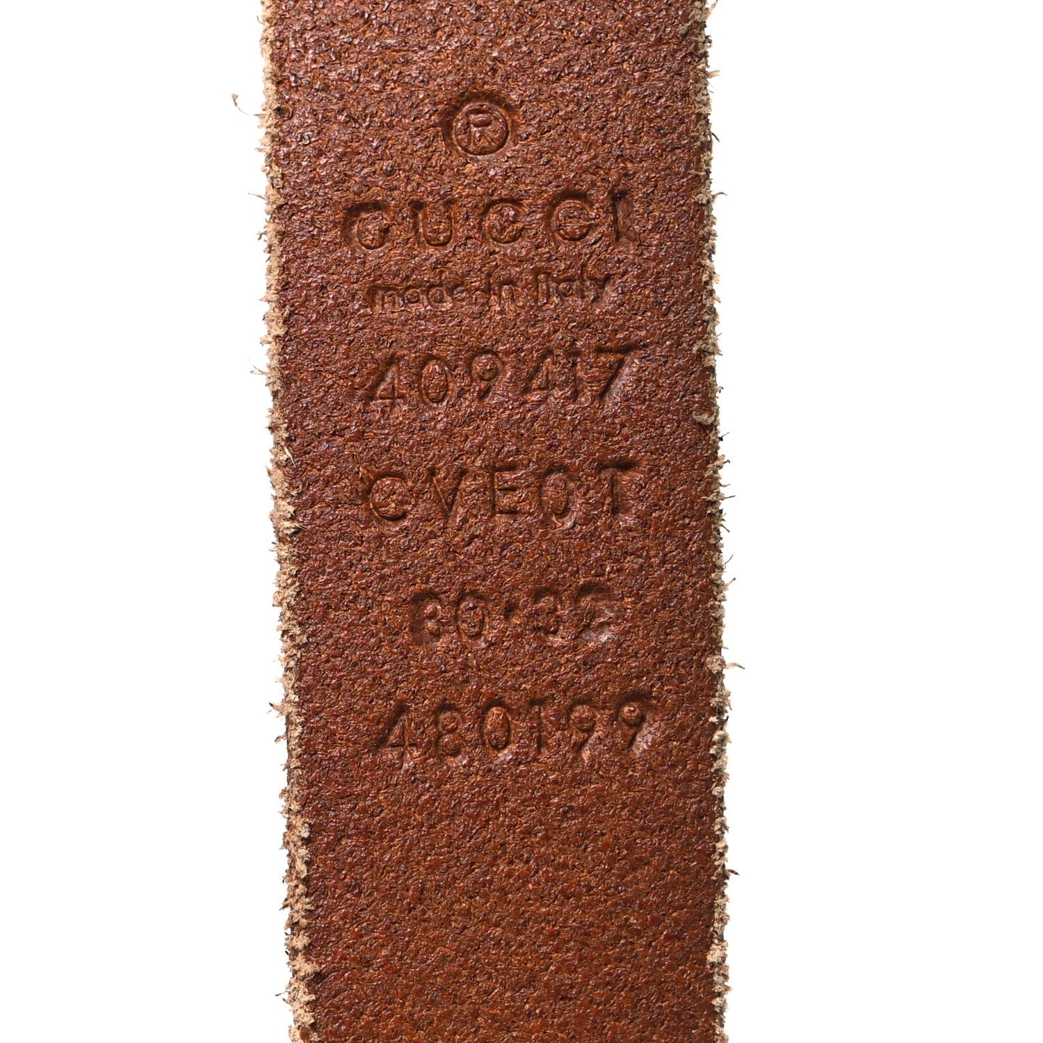 Faded Calfskin Double G 20mm Belt 80 32 Cuir