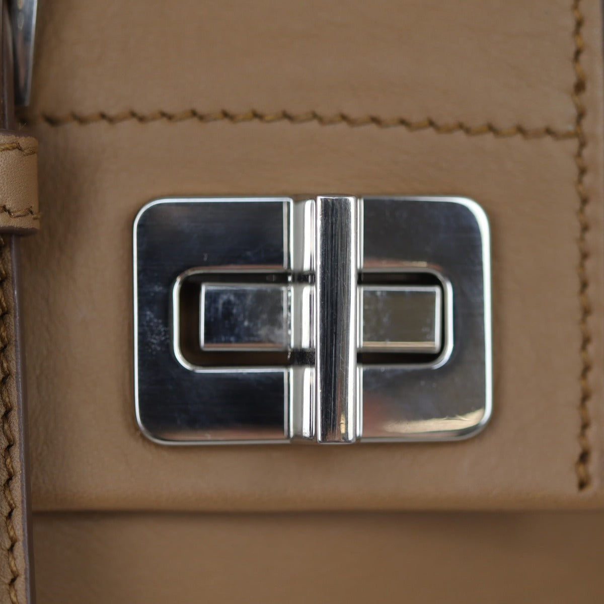 Prada City Calf Flap Satchel