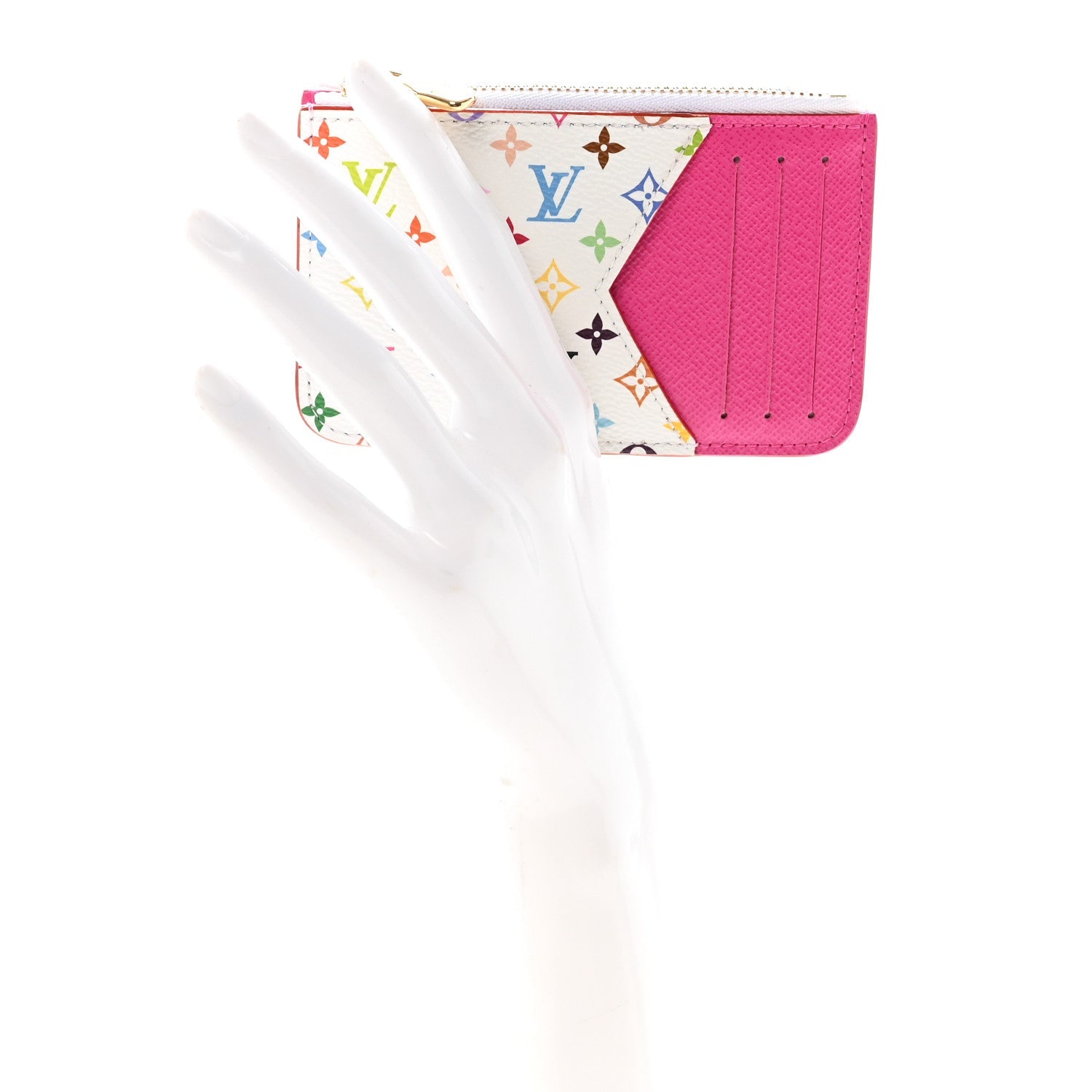 LV X TM Monogram Romy Card Holder Kawaii Pink