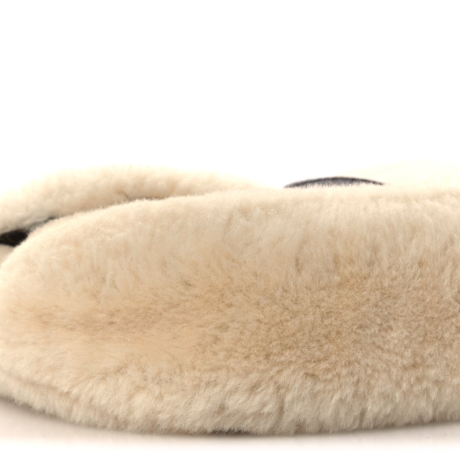 Shearling Monogram Sunset Cream