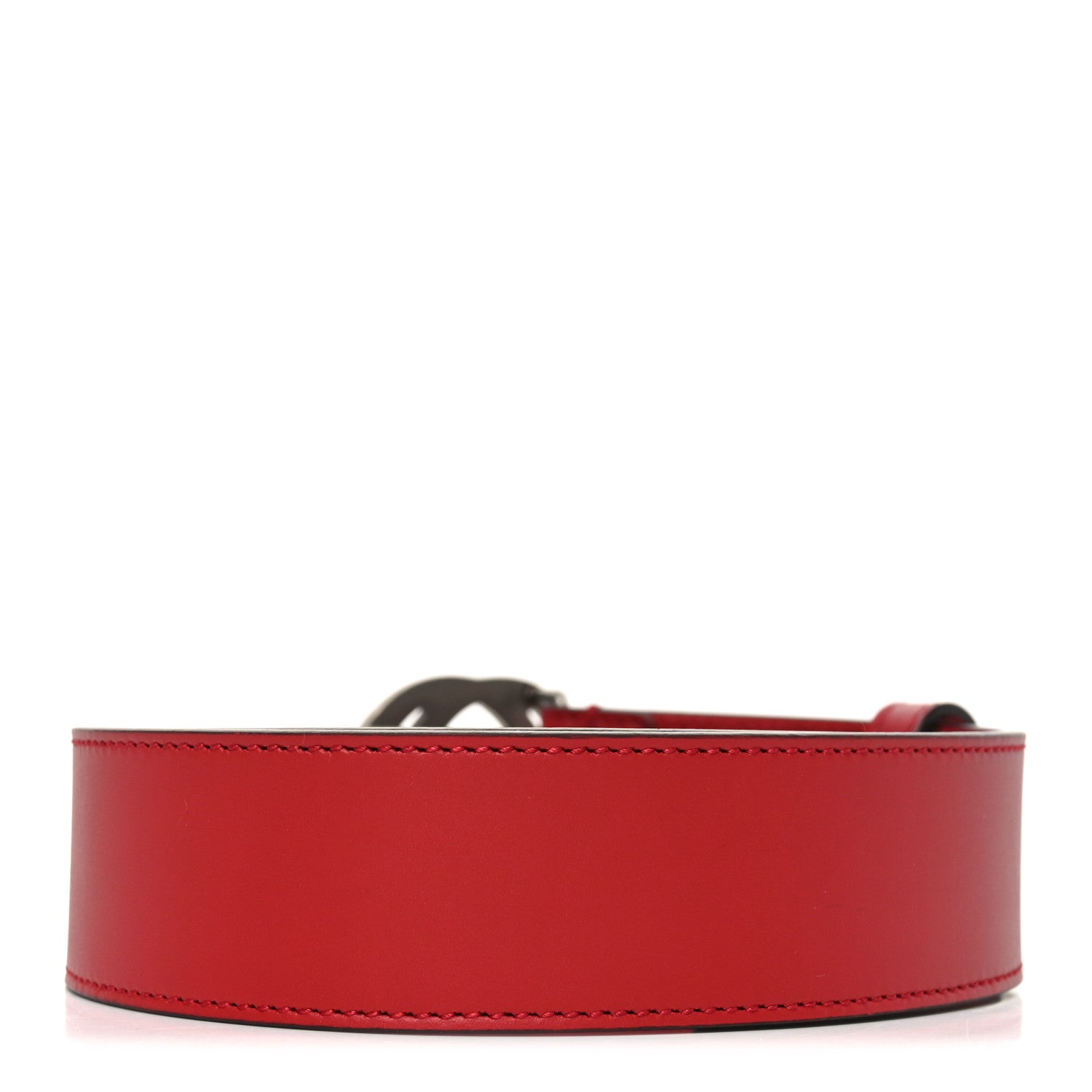 Selleria Calfskin Mens Interlocking G 37mm Belt 85 34 Rosso