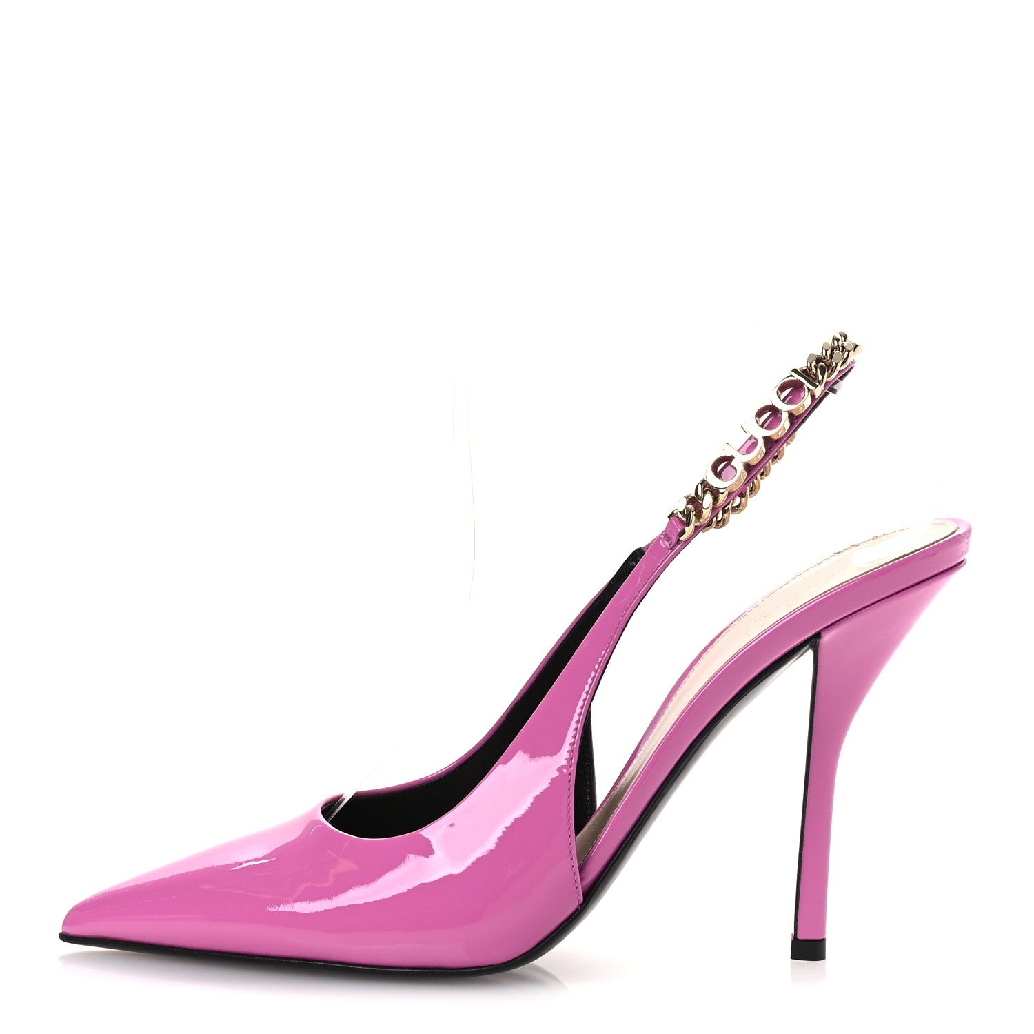 Vernice Crystal Nappa Charlotte Signoria 105 Slingback Pumps 39 Libre Pink