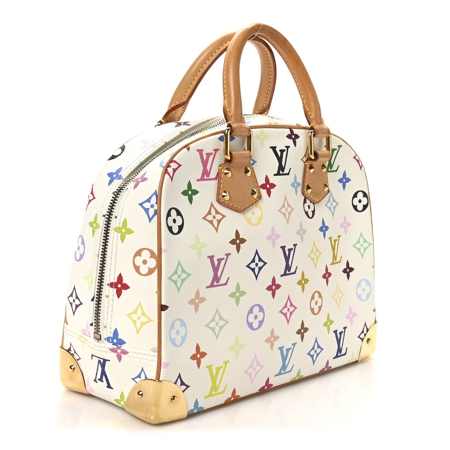 Monogram Multicolor Trouville White