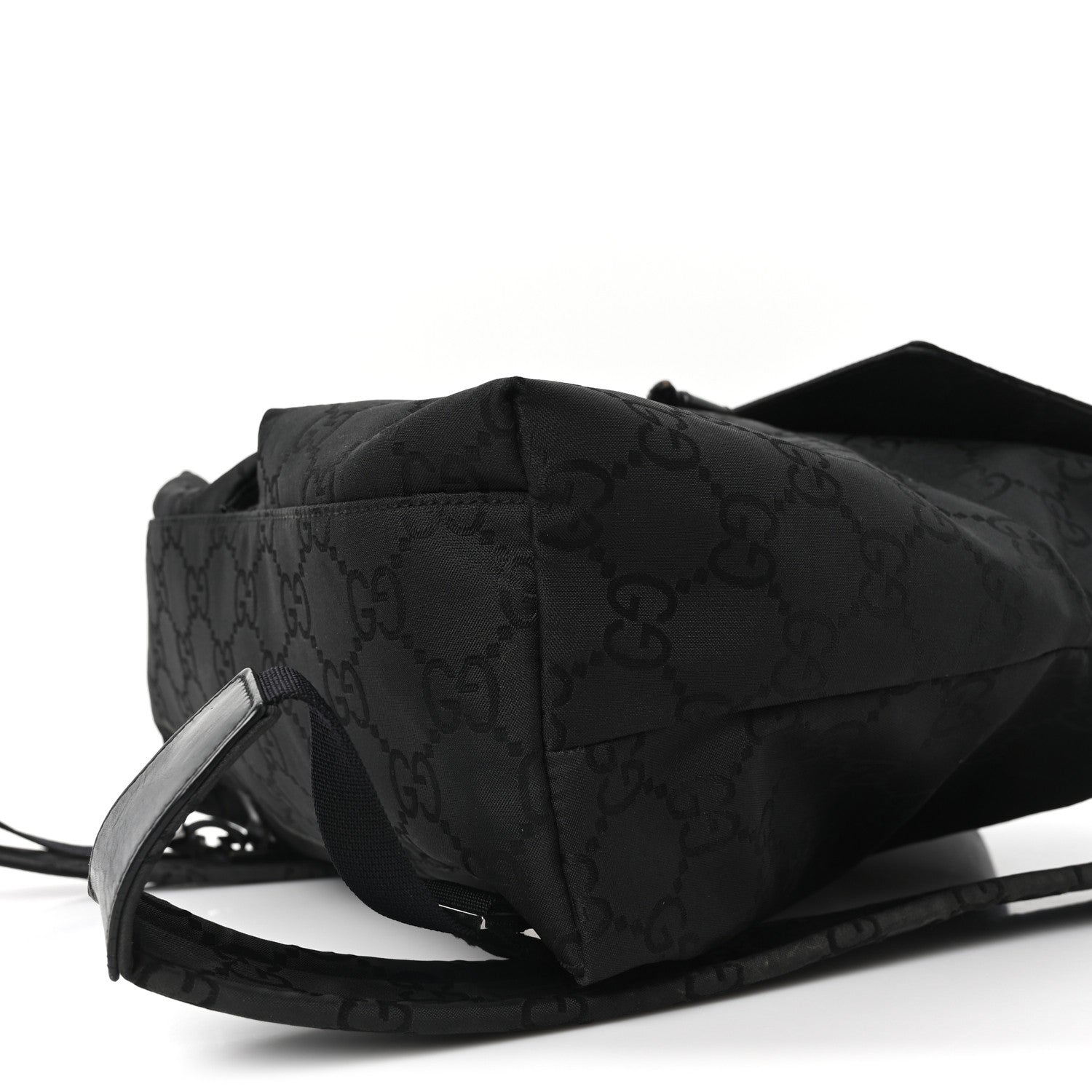 Nylon Monogram Backpack Black