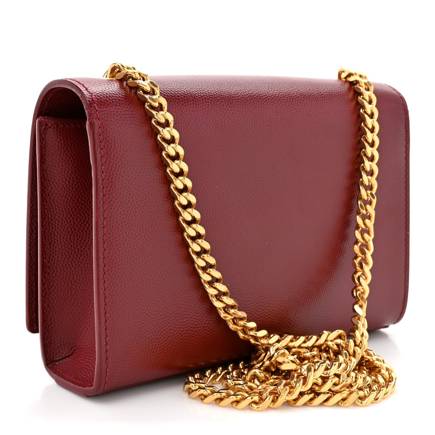 Grain De Poudre Small Monogram Kate Satchel Red