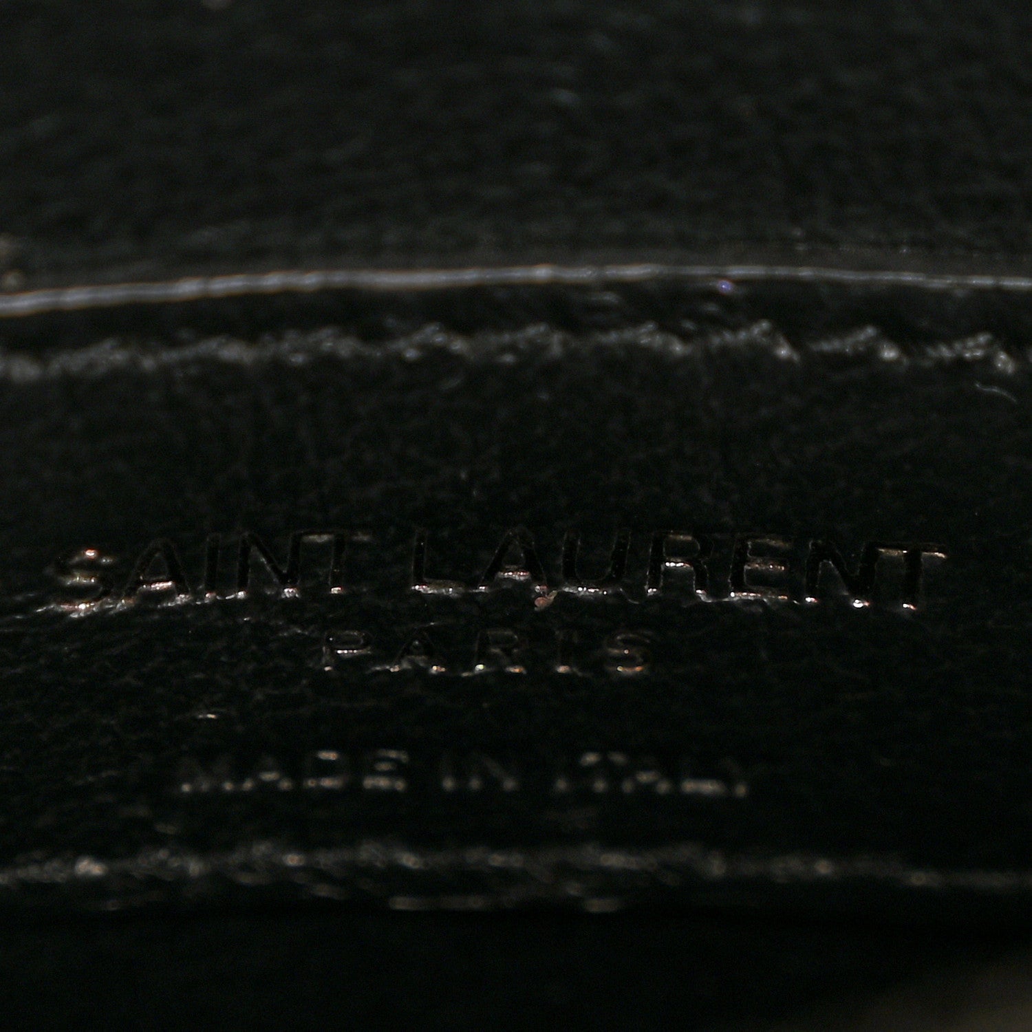 Sheepskin Matelasse Chevron Monogram Medium College Bag Black
