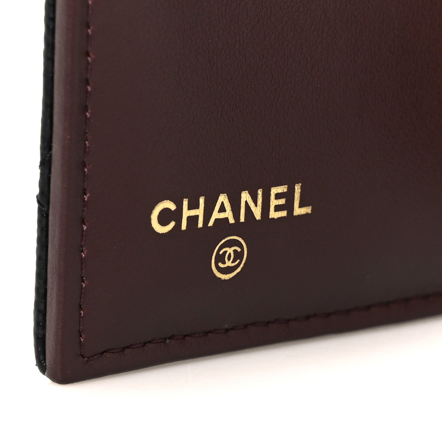 Caviar Quilted CC Zip Compact Wallet Black