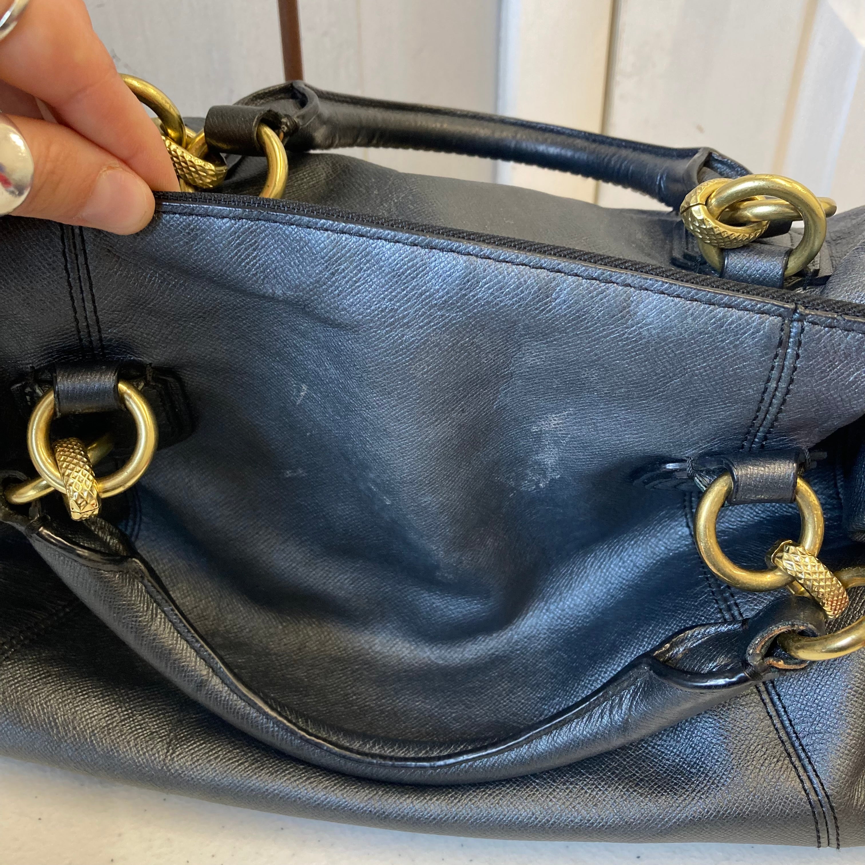 Handbag Designer By Coach In Blue, Size:Medium