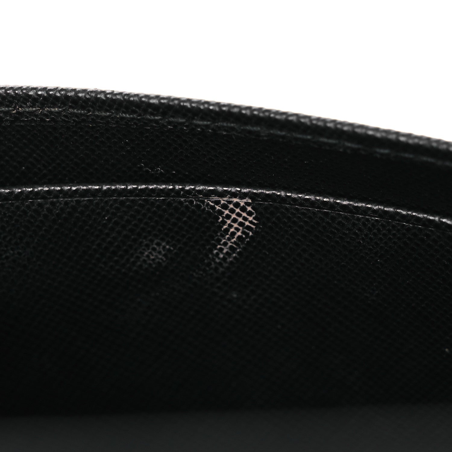 Saffiano Metal Large Chain Wallet Black