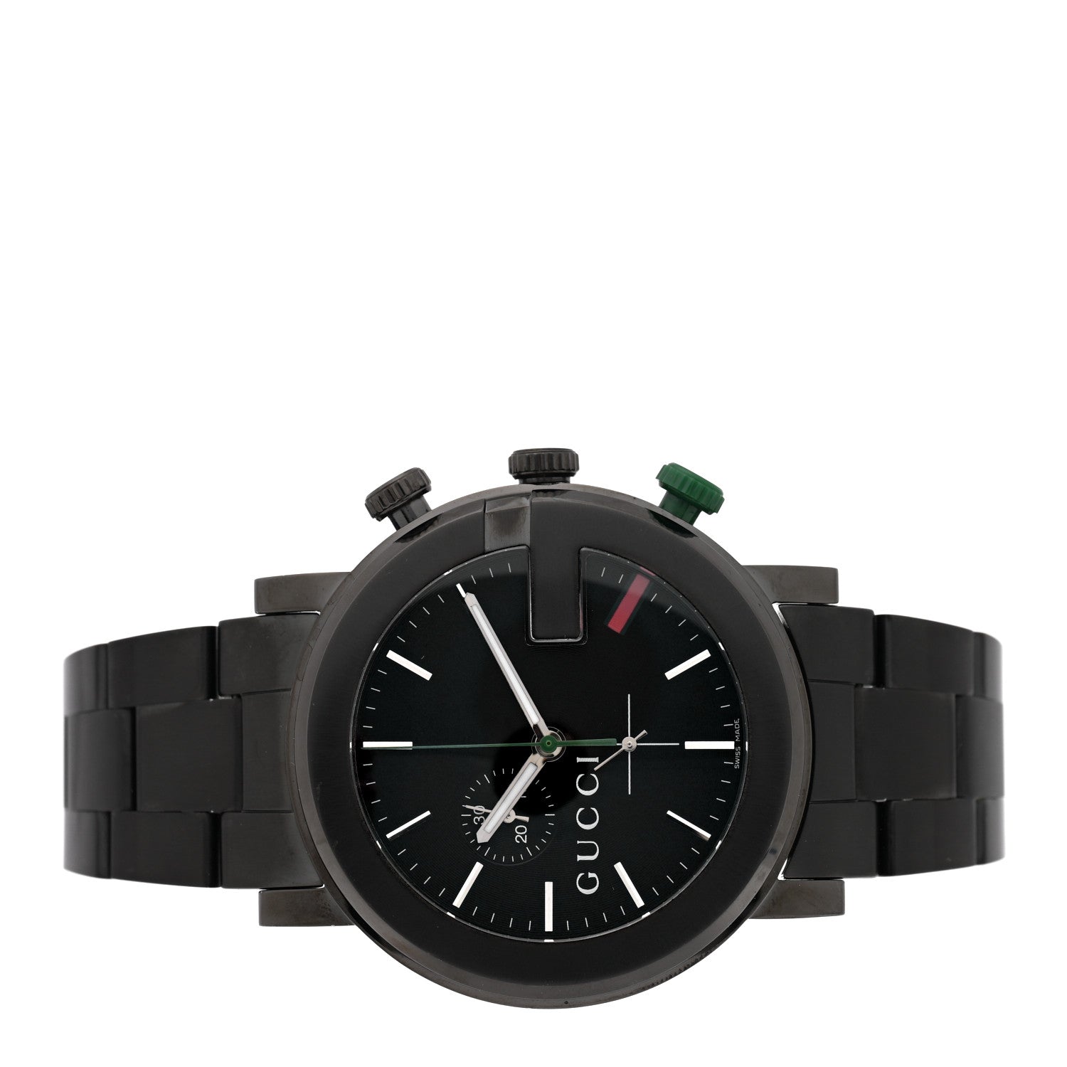 PVD Stainless Steel 44mm 101M G-Chrono Quartz Watch Black