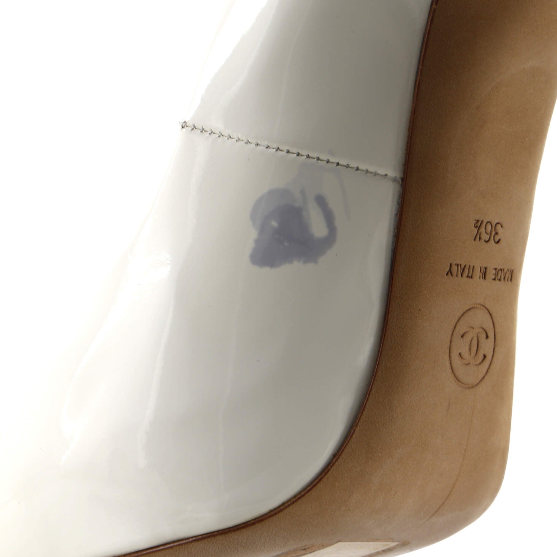 Women's Cap Toe Pumps Patent