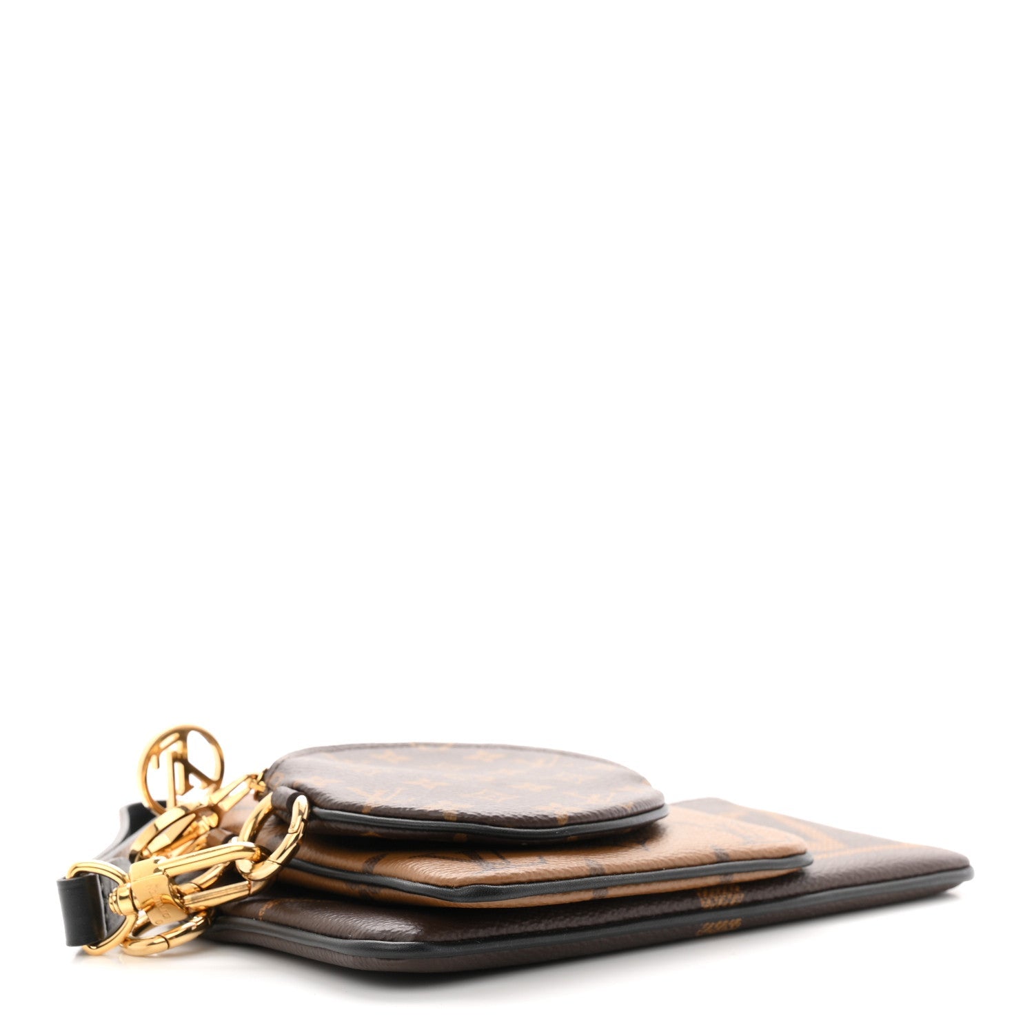 Reverse Monogram Giant Trio Pouch