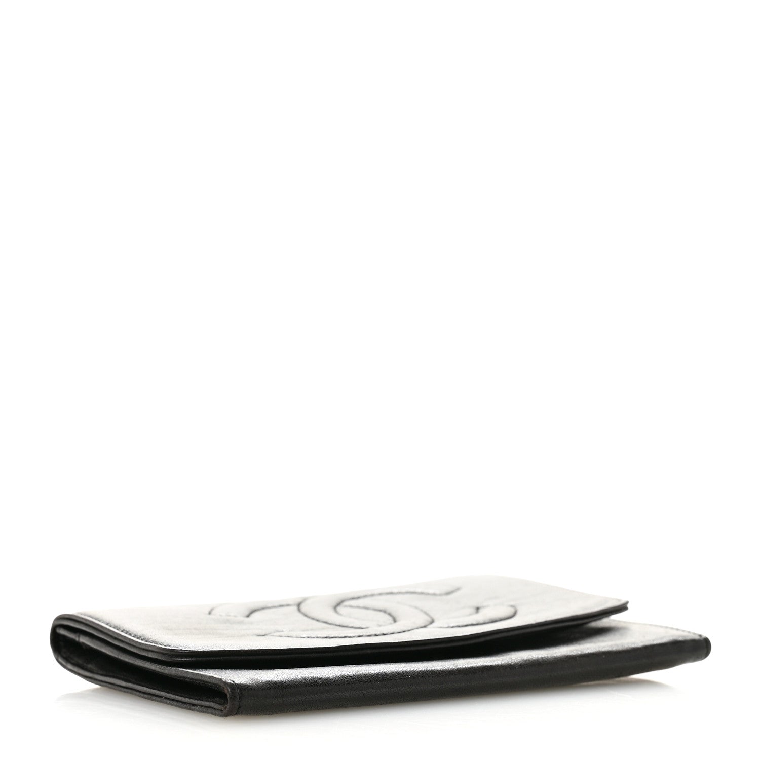 Lambskin Timeless CC Flap Wallet Black