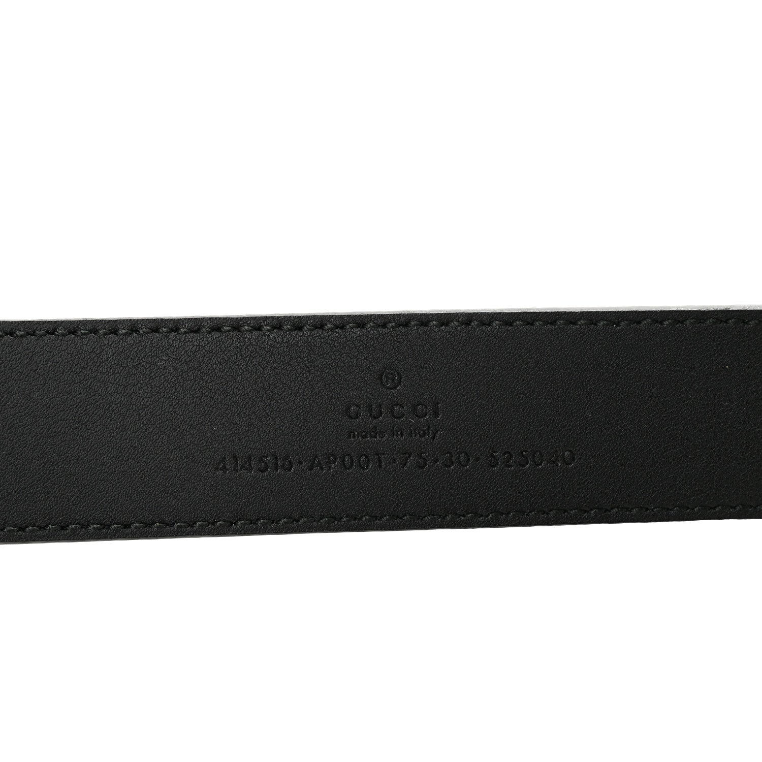 Calfskin Double G 30mm Belt 75 30 Black
