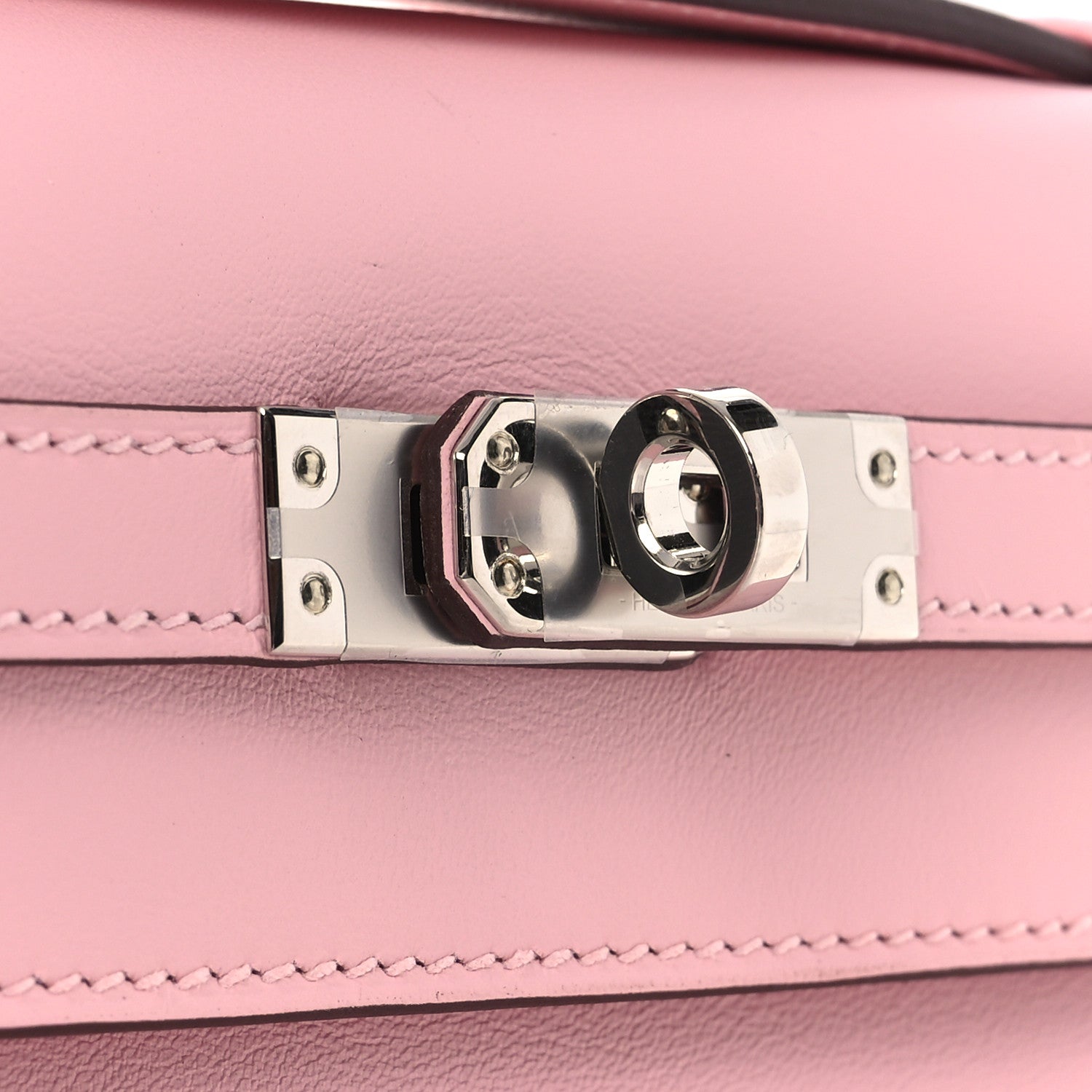 Swift Kelly Pochette Clutch Rose Sakura