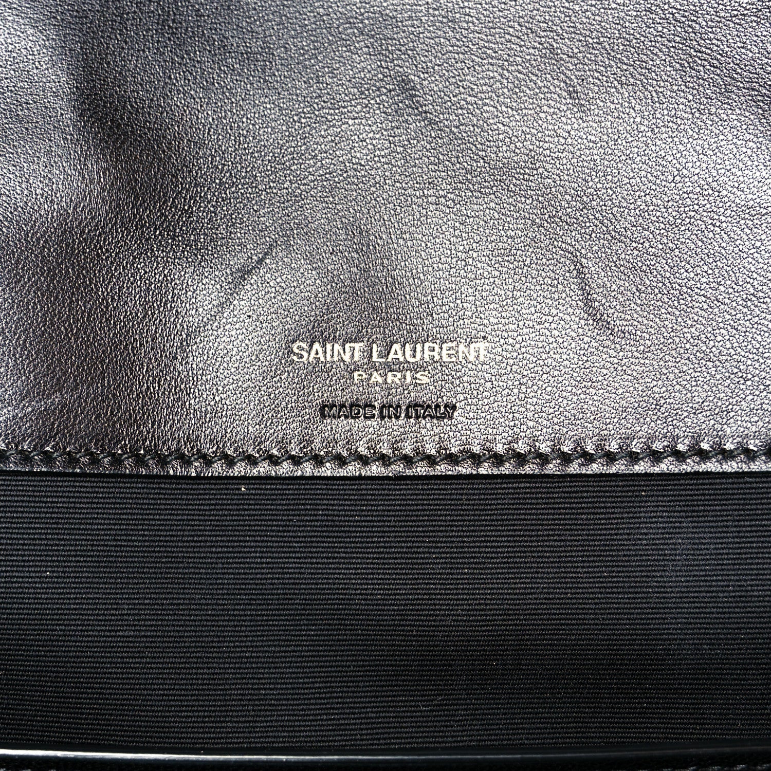 Lambskin Quilted Monogram Large LouLou Black
