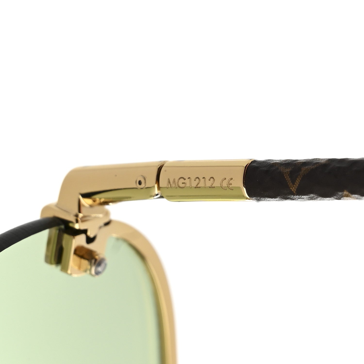 Metal Monogram Clockwise Sunglasses Z1108W Green