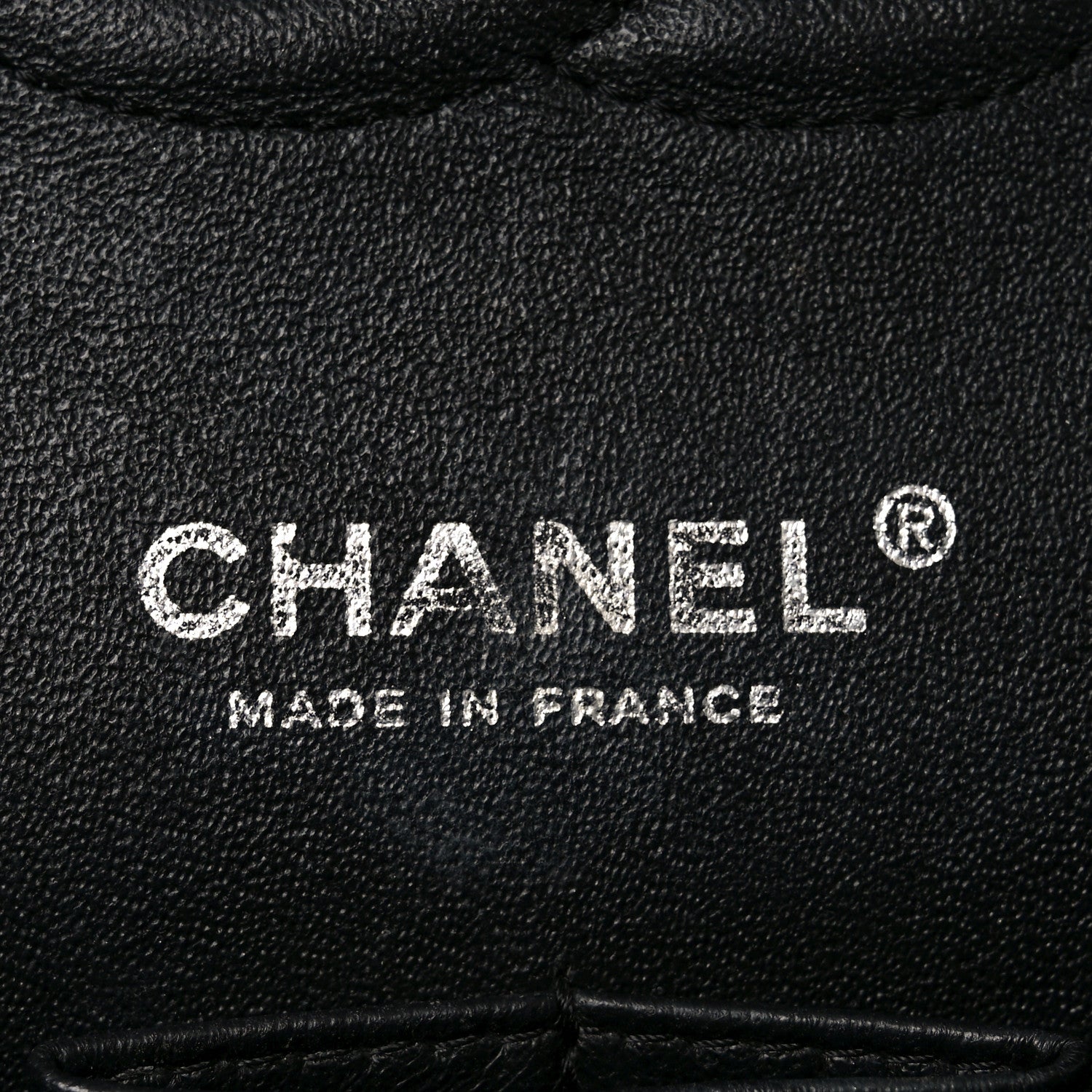 Patent Quilted Medium Double Flap Black