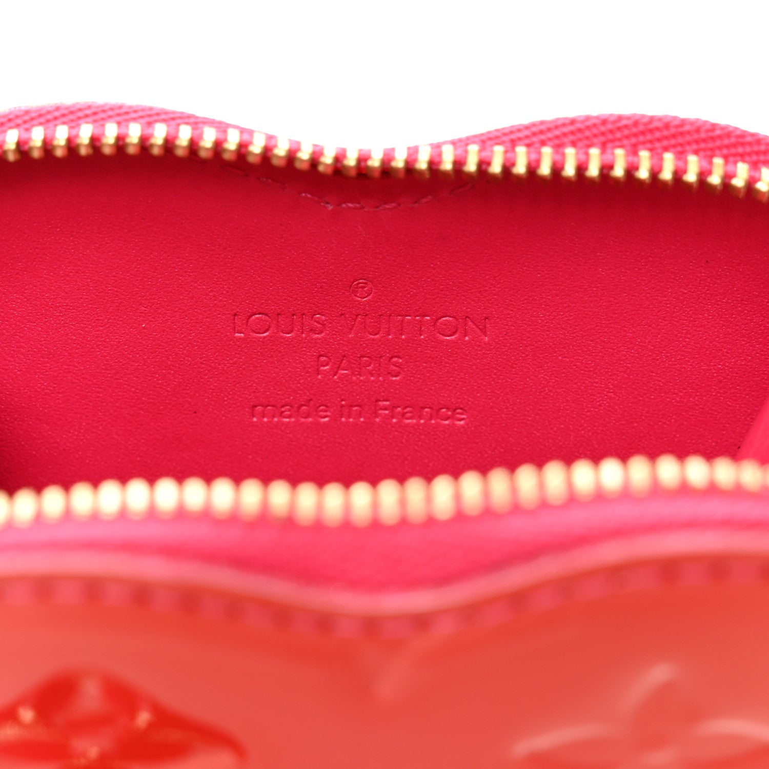 Vernis Heart Coin Purse Rose Pop