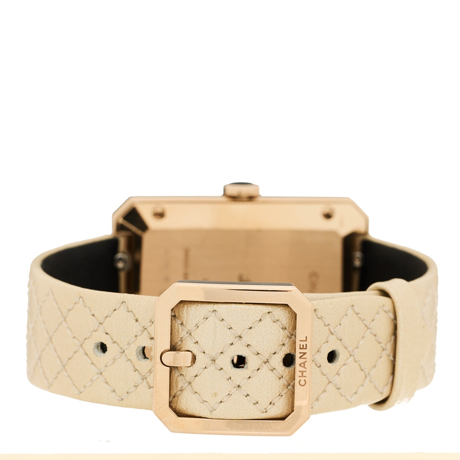 18K Beige Gold Calfskin 29mm Boy-Friend Manual Winding Watch Silver
