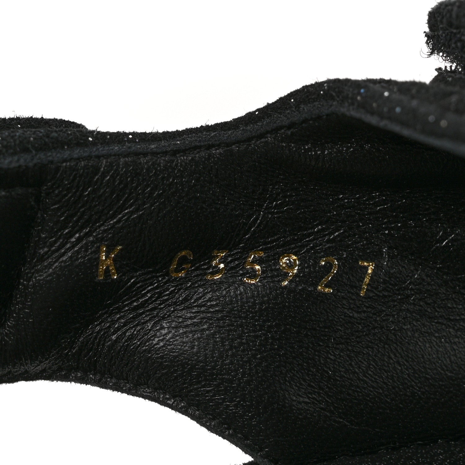 Suede Kidskin Glitter Crystal Velcro Dad Sandals 38 Black Silver