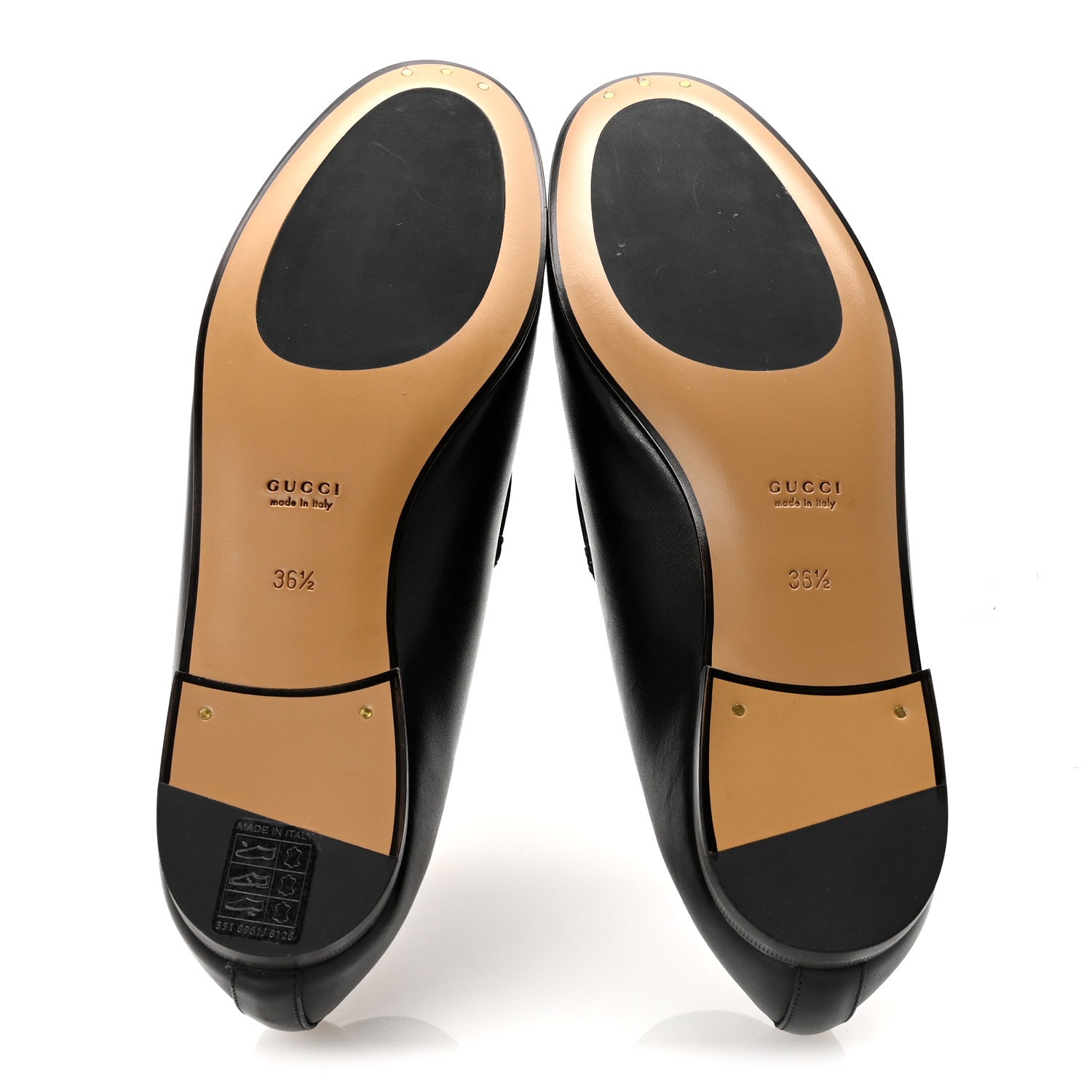 Calfskin Womens Jordaan Loafers 36.5 Black