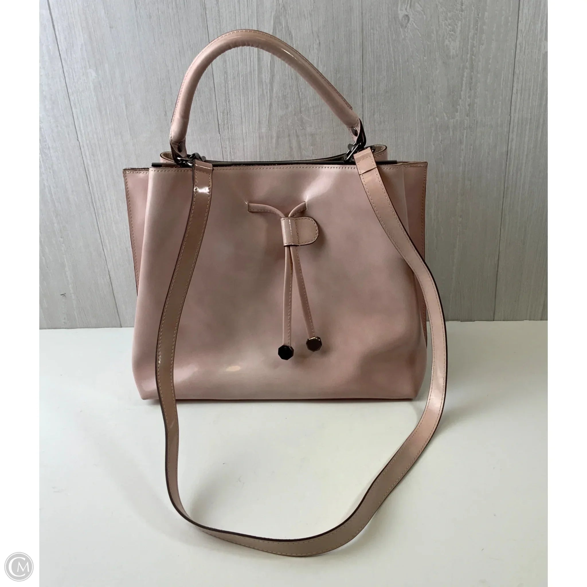Handbag Leather By Clothes Mentor, Size: Large
