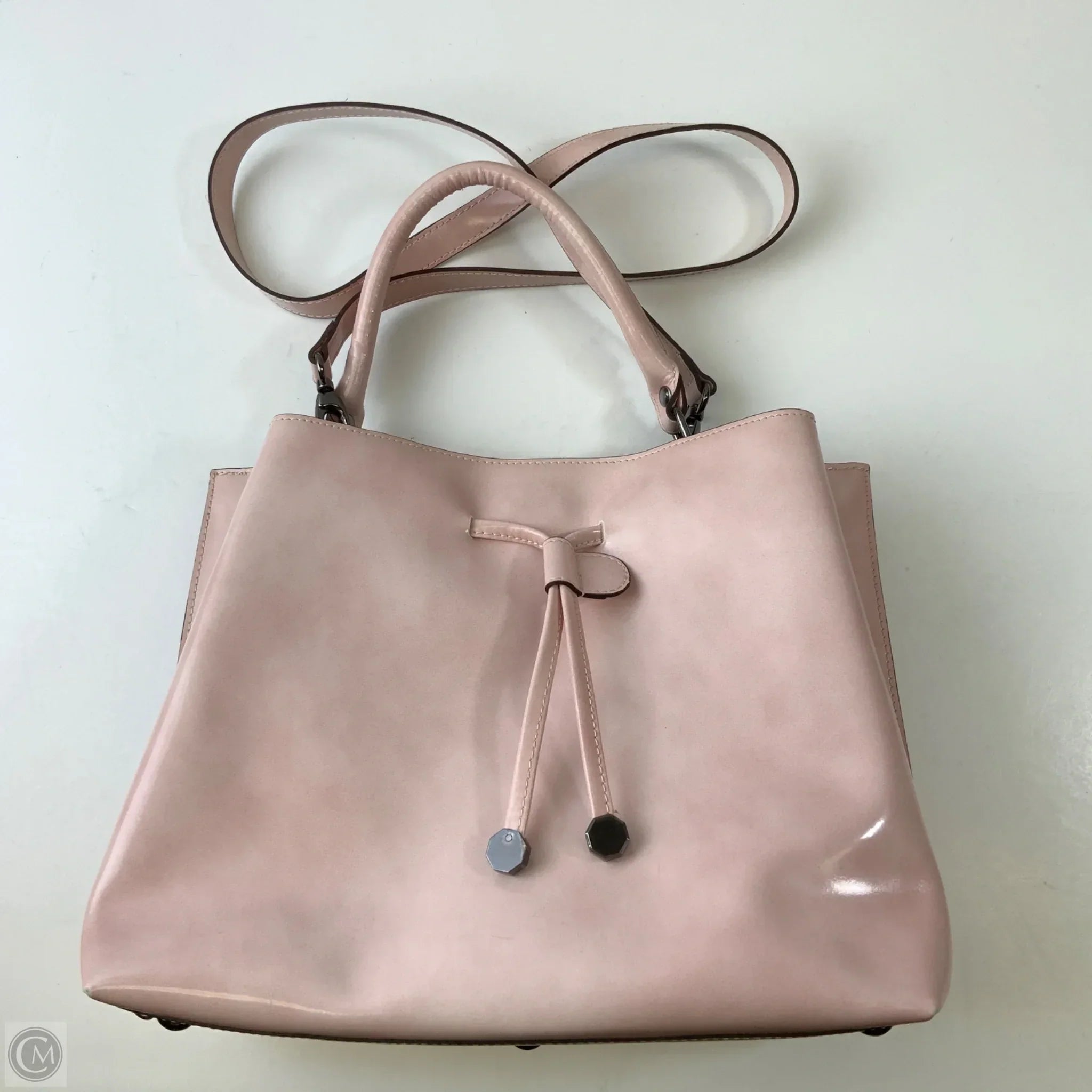 Handbag Leather By Clothes Mentor, Size: Large
